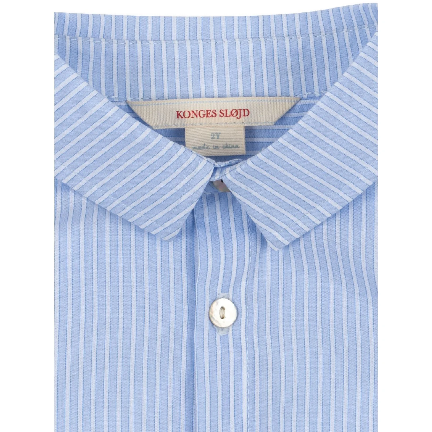 Konges Sløjd Blue Stripe Wes Shirt Gots - Image 5
