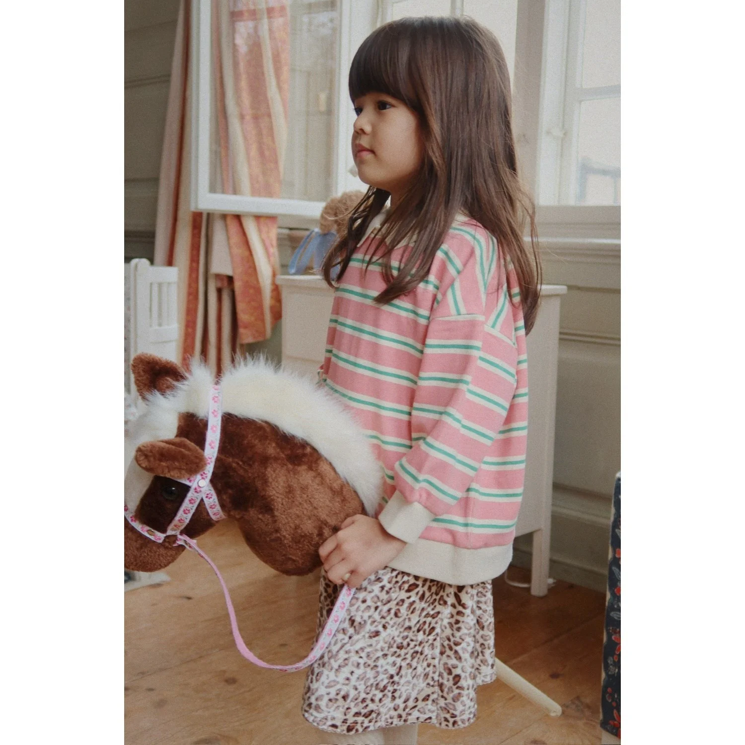 Konges Sløjd Blush Bound Stripe Spotty Ls Polo Gots - Image 3