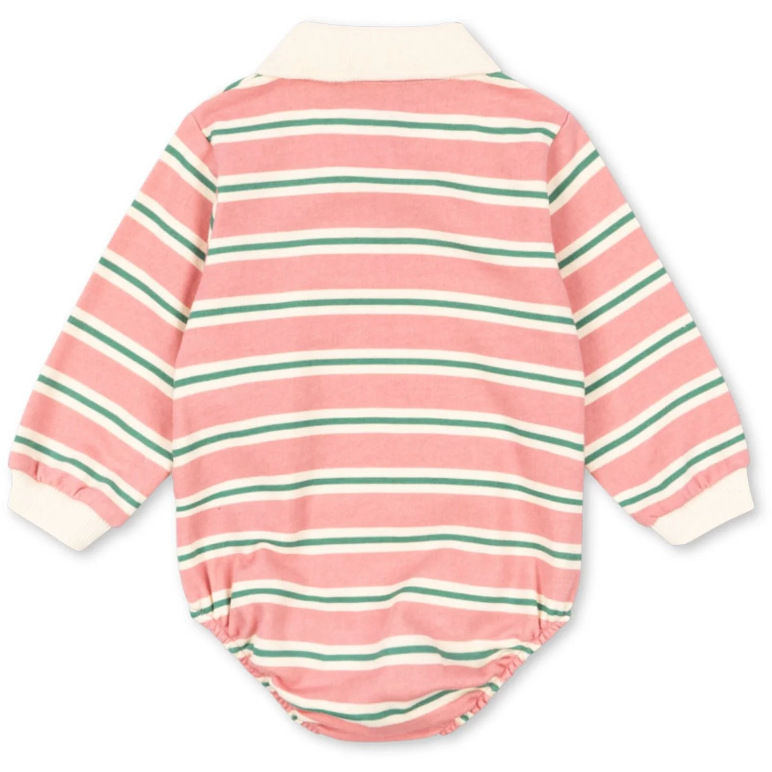 Konges Sløjd Blush Bound Stripe Spotty Ls Romper Gots - Image 3