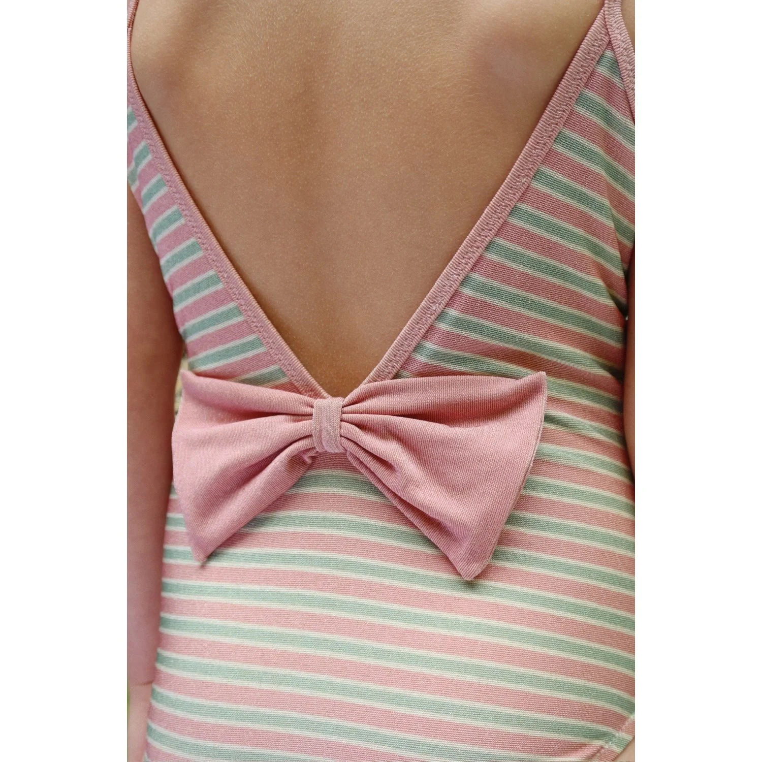 Konges Sløjd Blush Stripe Bowwow Swimsuit - Image 3