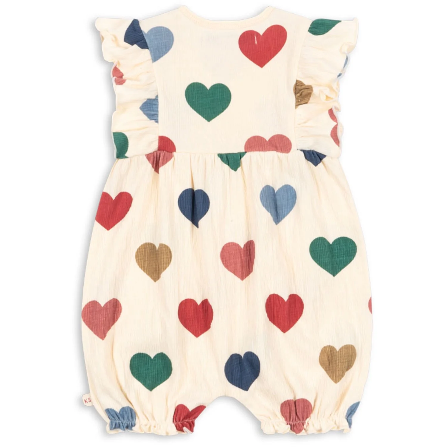 Konges Sløjd Bon Coeur Coloré Chleo Frill Romper Gots - Image 4