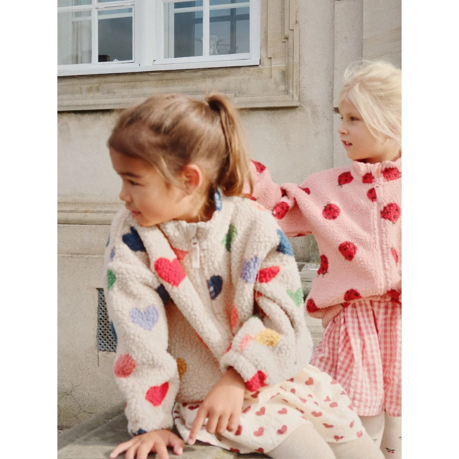 Konges Sløjd Bon Coeur Coloré Jody Teddy Jacket Grs - Image 5