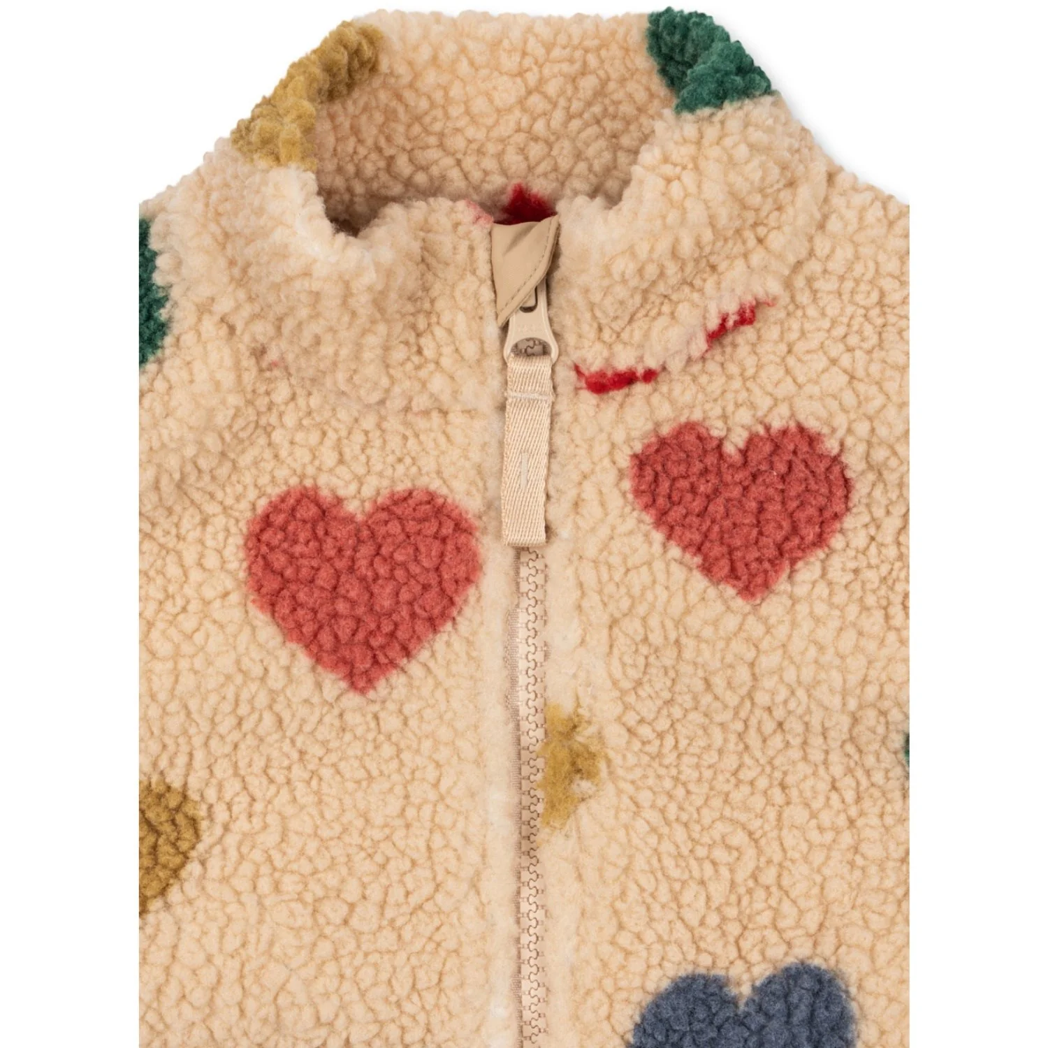 Konges Sløjd Bon Coeur Coloré Jody Teddy Vest Grs - Image 3