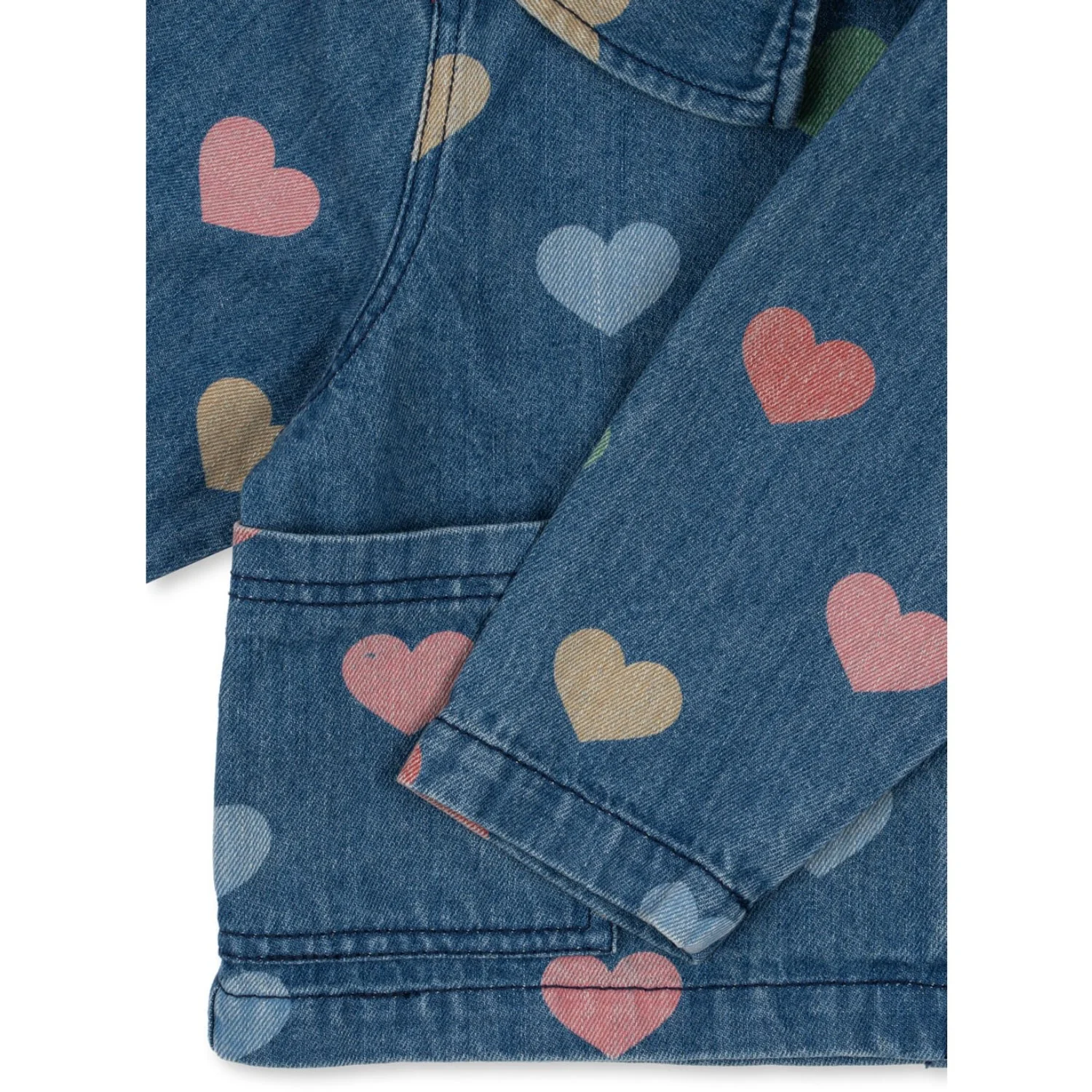 Konges Sløjd Bon Coeur Coloré Magot Denim Shirt GOTS - Image 2