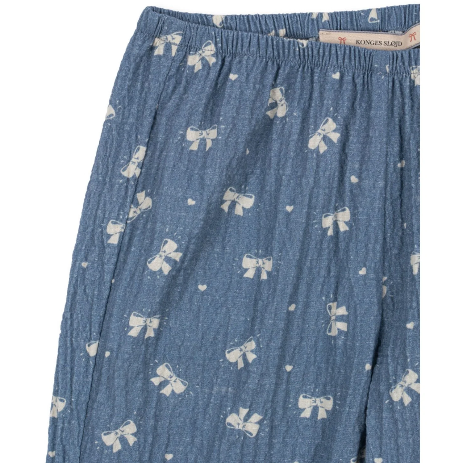Konges Sløjd Boucle Blue Vida Pants GOTS - Image 3