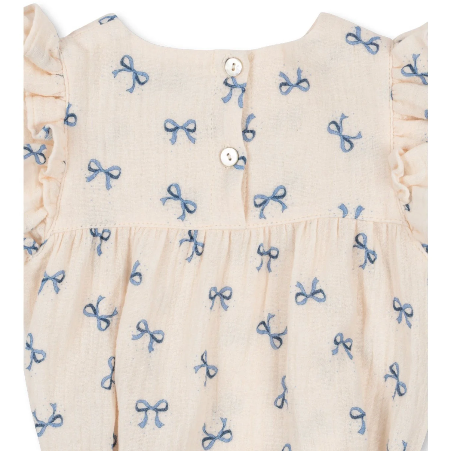 Konges Sløjd Bow Bleu Coco Romper Gots - Image 5