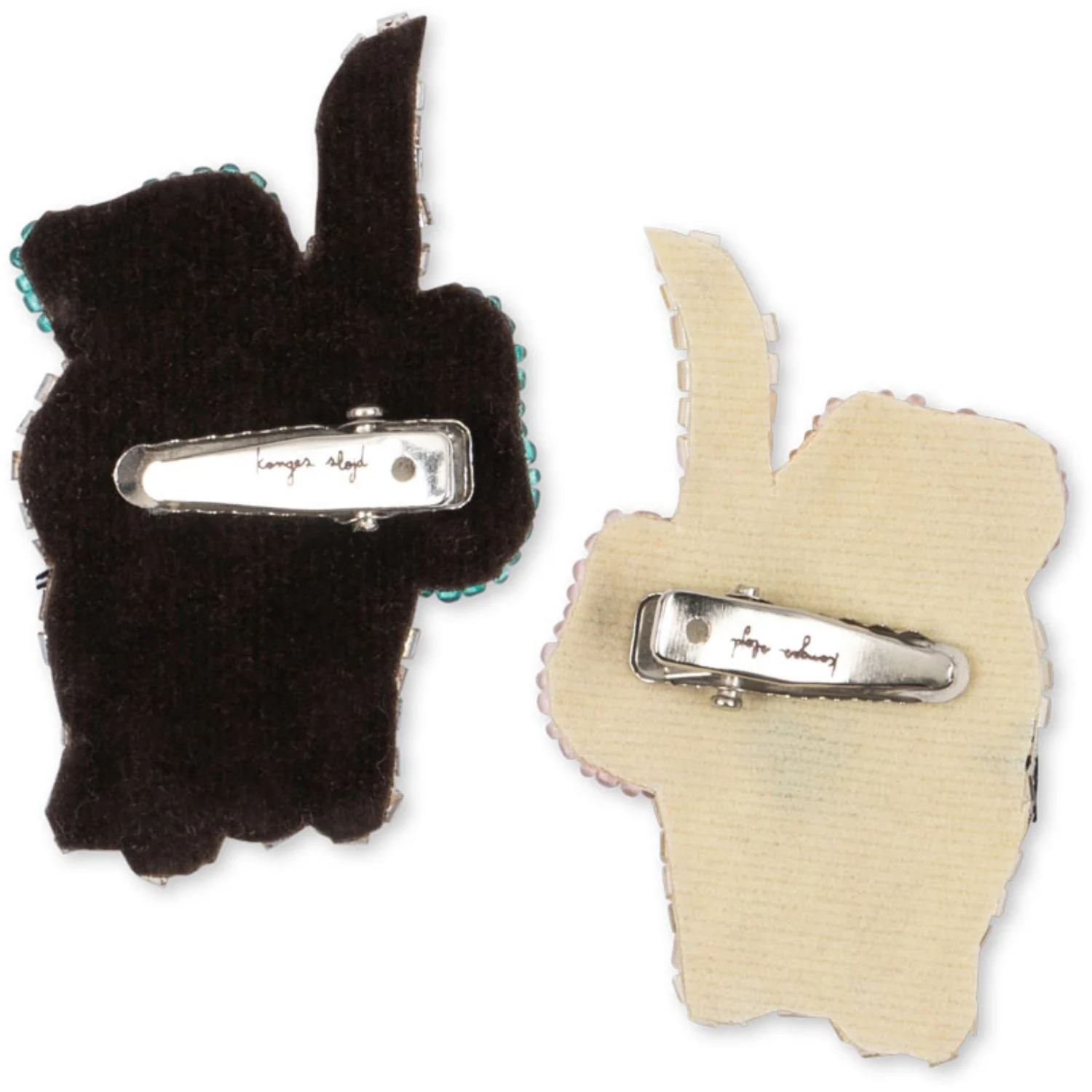 Konges Sløjd Bow Kitty 2 Pack Bow Kitty Beaded Hair Clip - Image 3