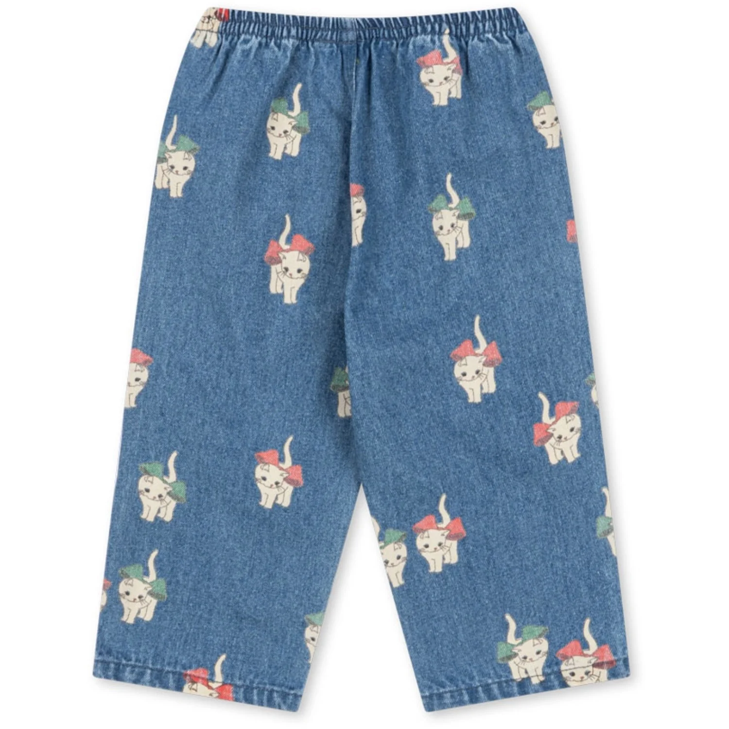 Konges Sløjd Bow Kitty Denim Magot Slit Pants Gots - Image 10
