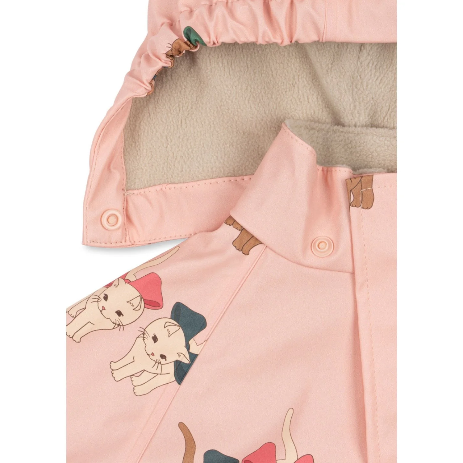 Konges Sløjd Bow Kitty Pink Rainy Palme Set Girl - Image 4