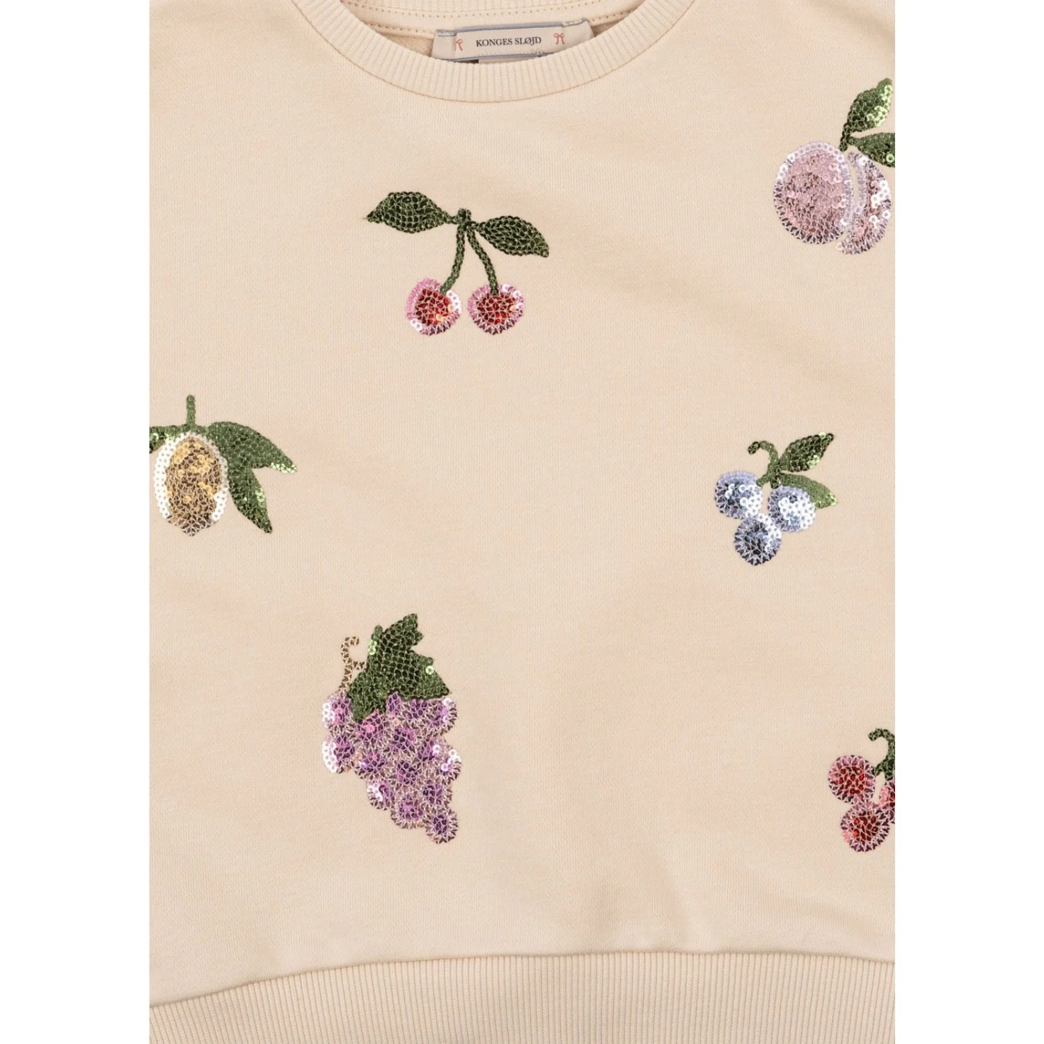 Konges Sløjd Brazillian Sand Lou Sequin Sweat Shirt Ocs - Image 3