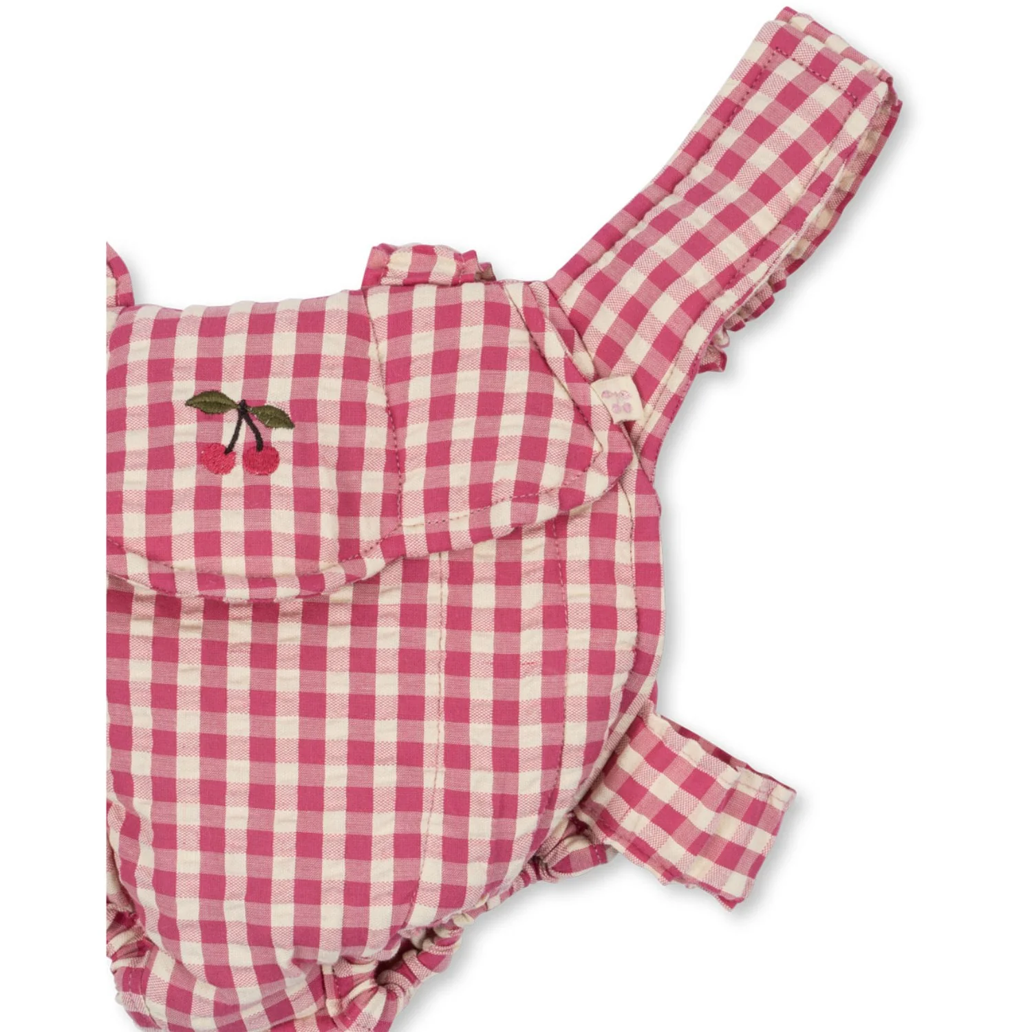 Konges Sløjd Bubblegum Check Doll Carrier - Image 2