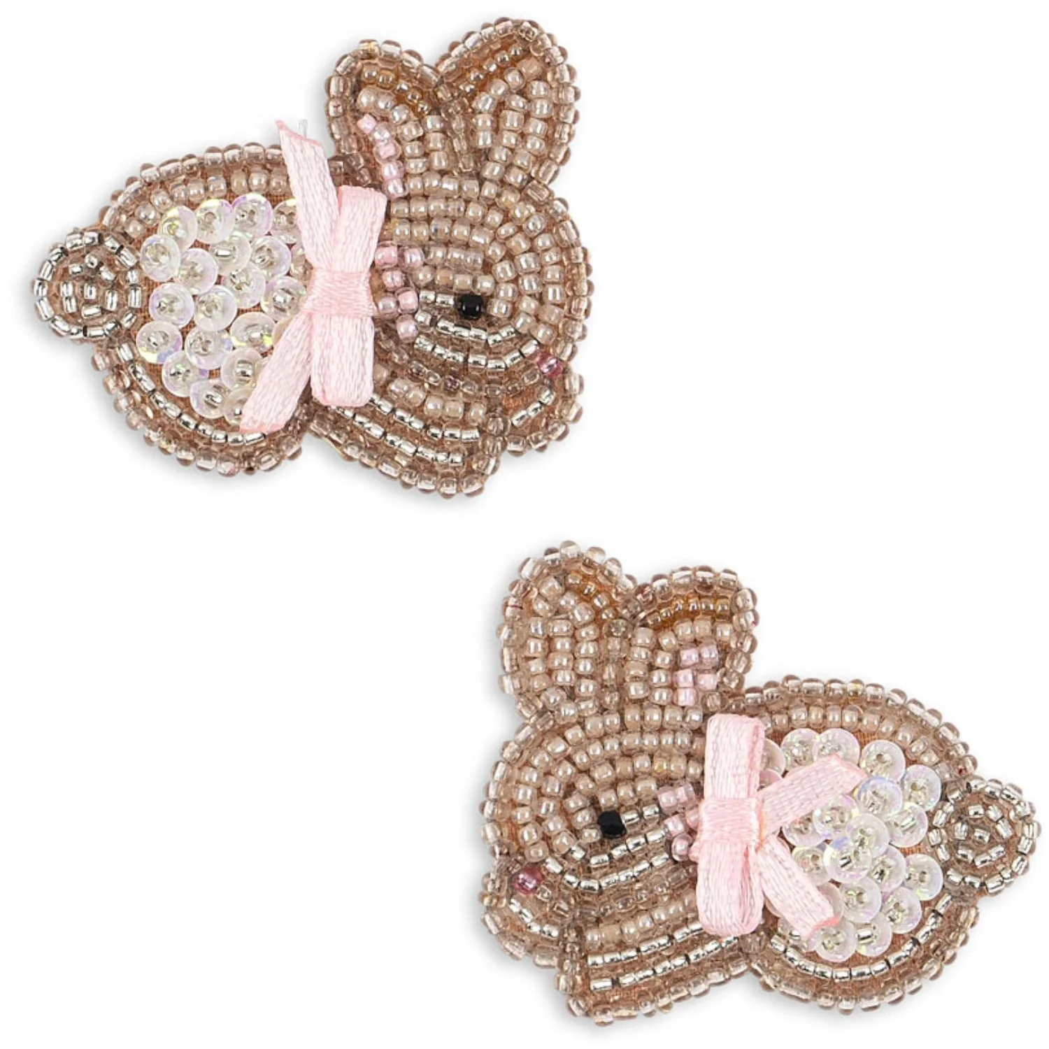 Konges Sløjd Bunny 2 Pack Beaded Bunny Hair Clips - Image 6