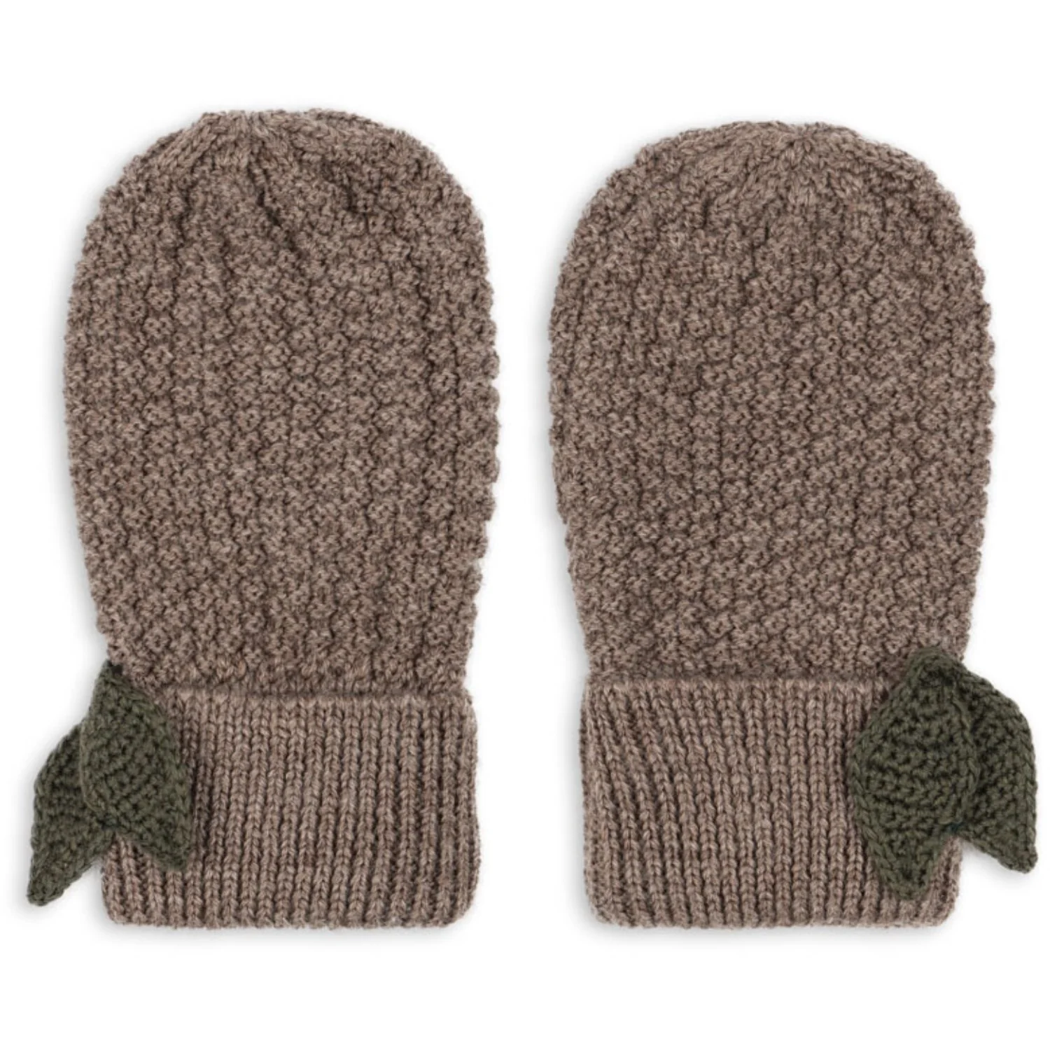 Konges Sløjd Bunny Brown Melange Fruity Mittens - Image 7