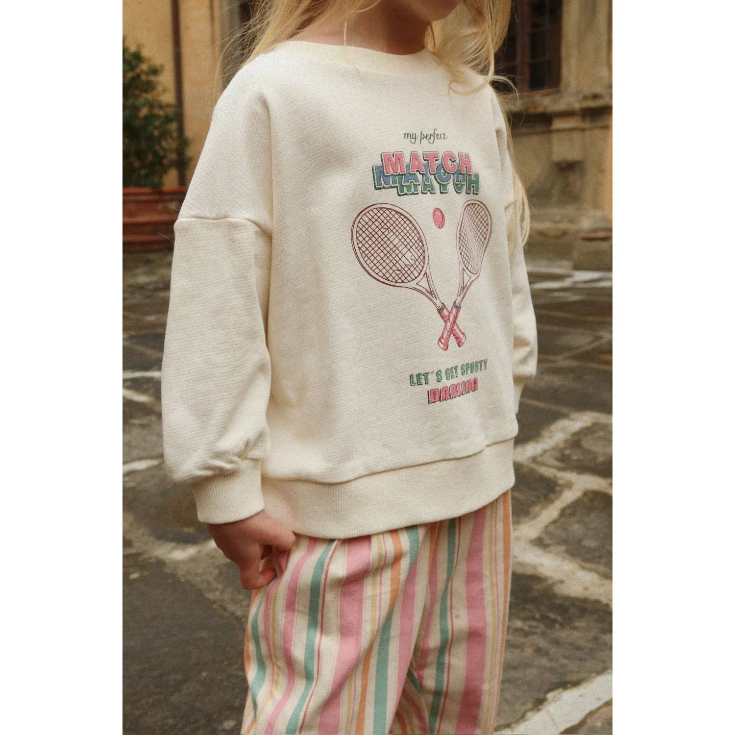 Konges Sløjd Buttercream Loupy Lou Sweat Shirt Ocs