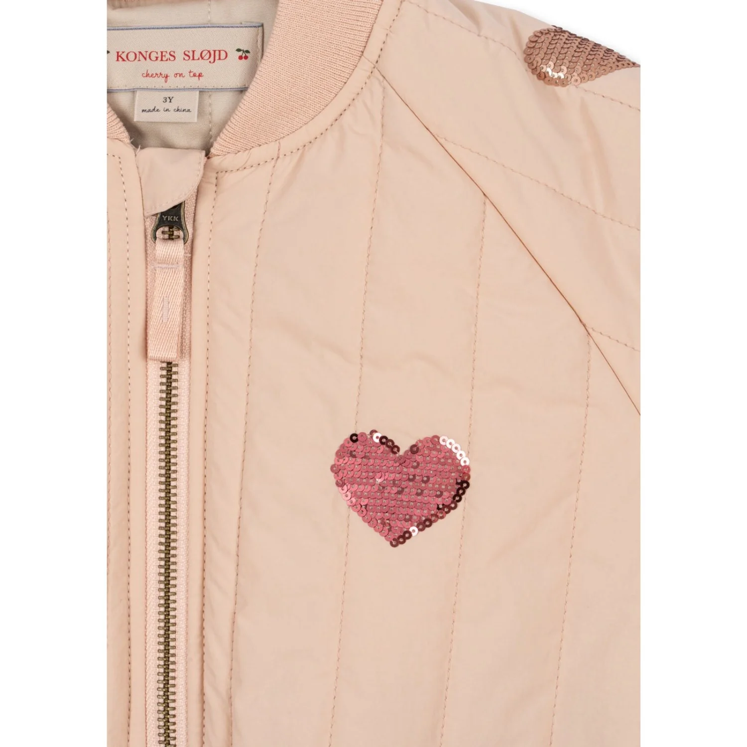 Konges Sløjd Cameo Rose Juno Sequin Bomber Jacket - Image 11