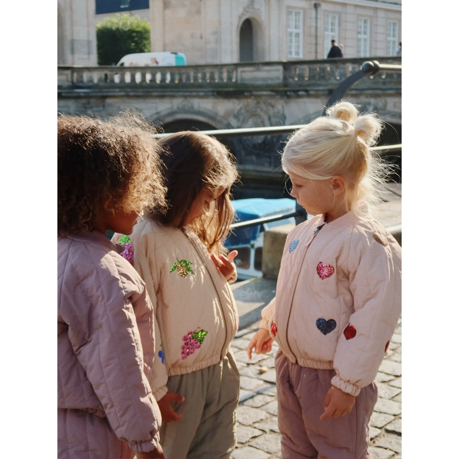 Konges Sløjd Cameo Rose Juno Sequin Bomber Jacket - Image 3