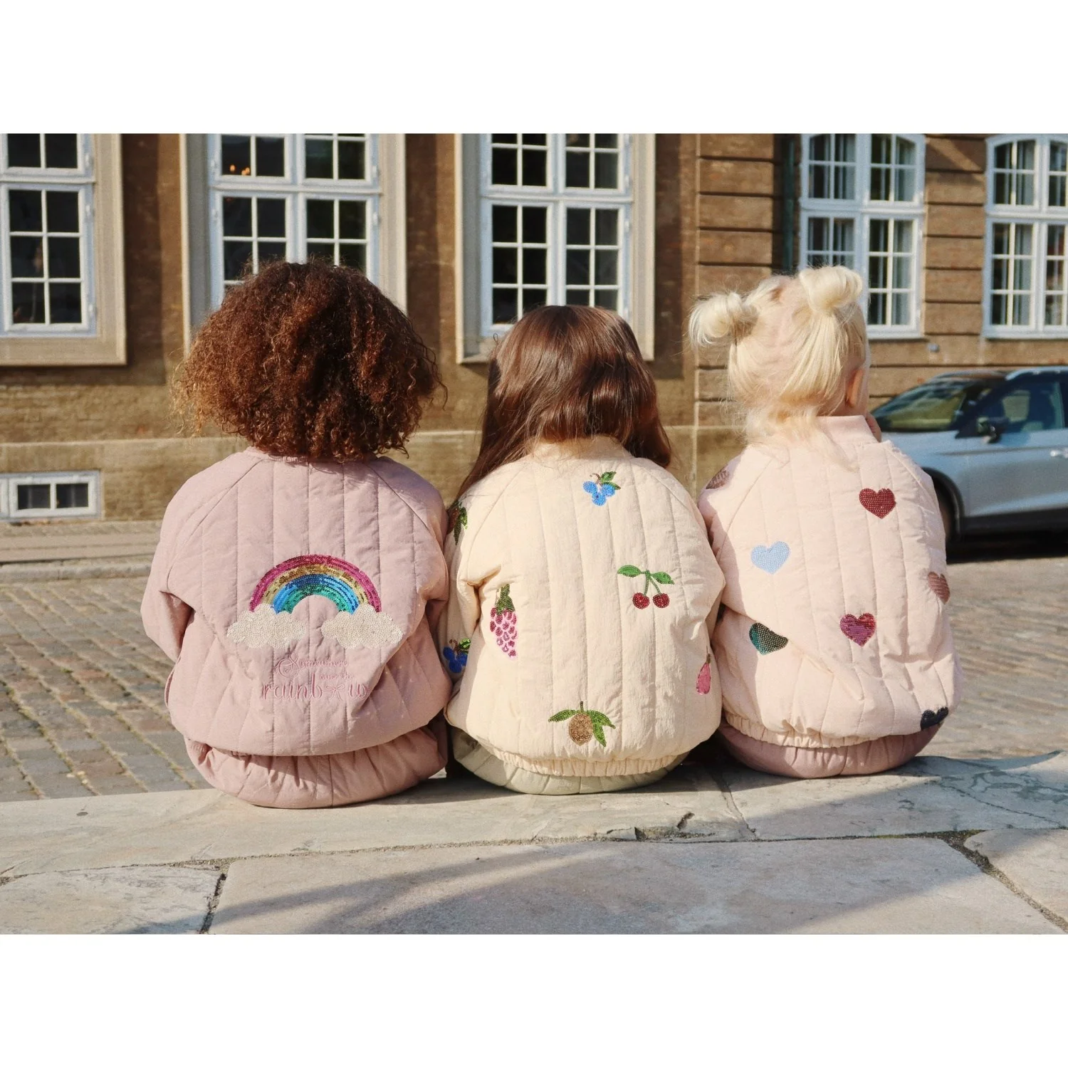 Konges Sløjd Cameo Rose Juno Sequin Bomber Jacket - Image 4