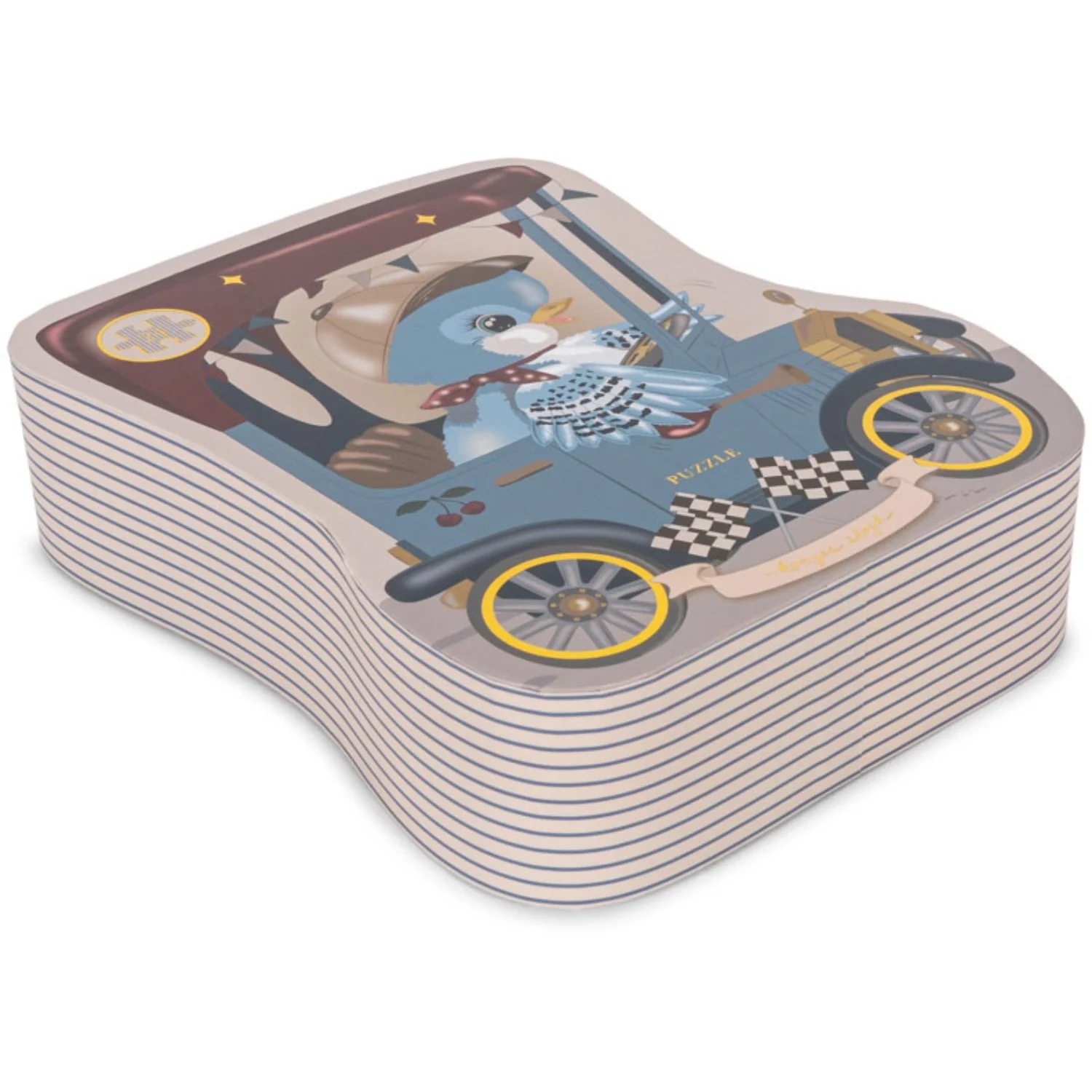 Konges Sløjd Car Birdie Birdie Puzzle Fsc - Image 3