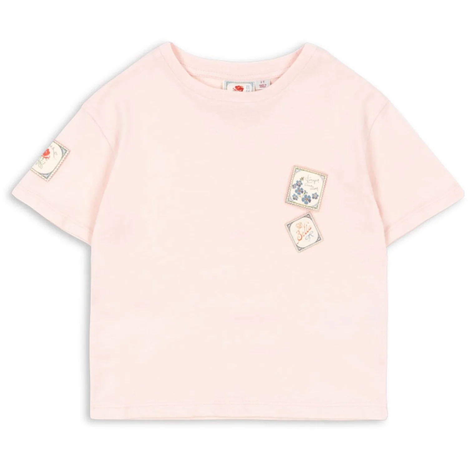 Konges Sløjd Chalk Pink RHW X KS Lettre Tee Ocs