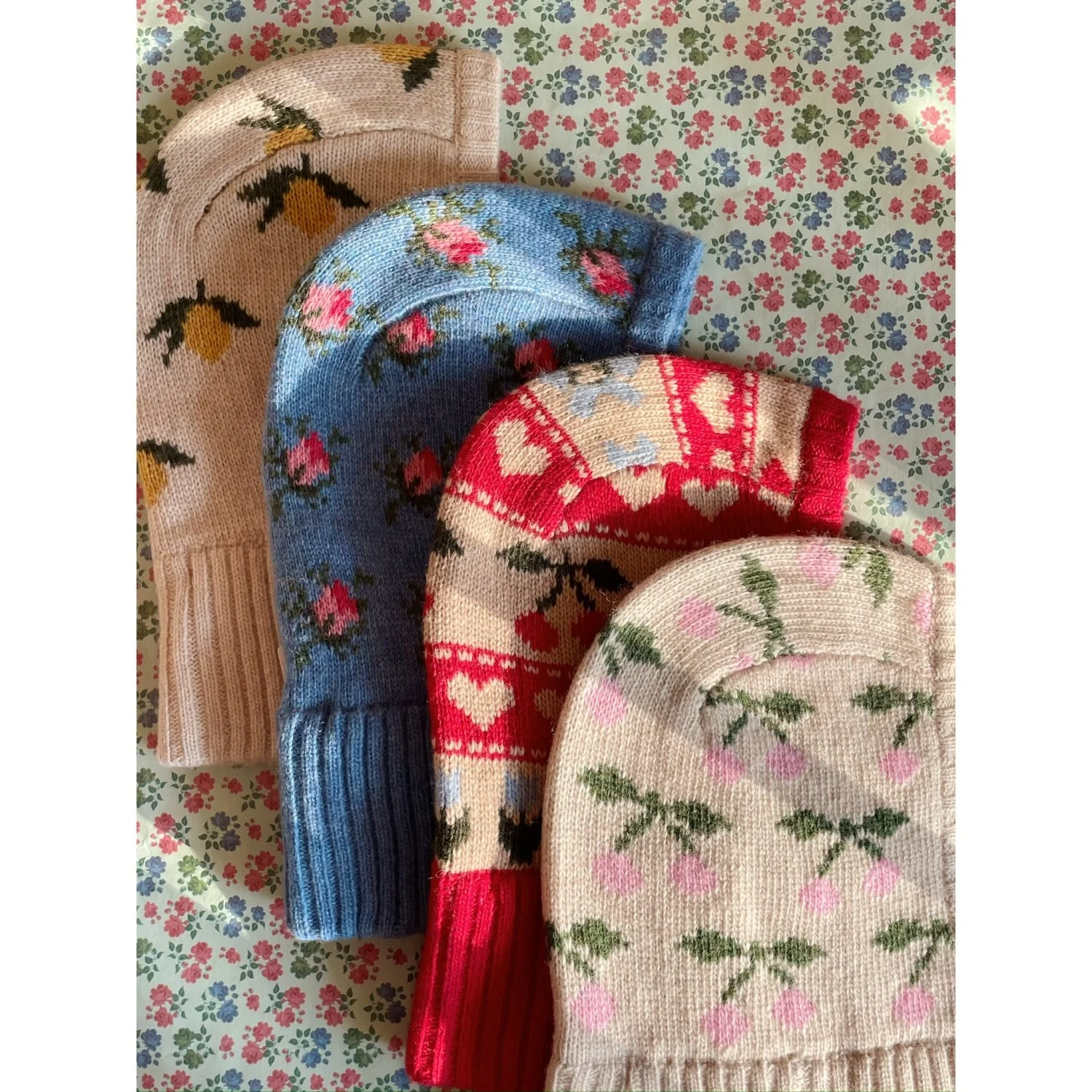 Konges Sløjd Cherry Belou Knit Balaclava - Image 3