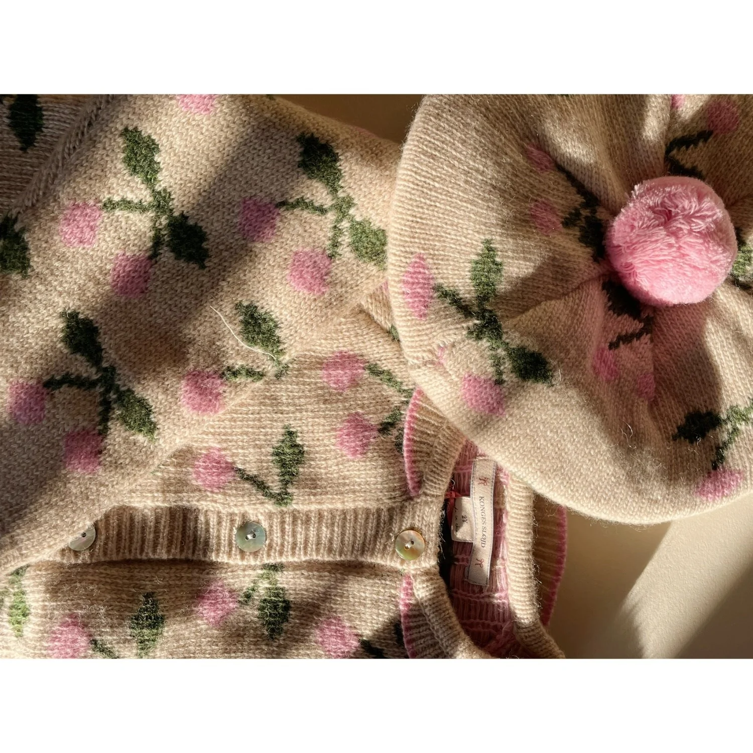 Konges Sløjd Cherry Belou Knit Beret - Image 2