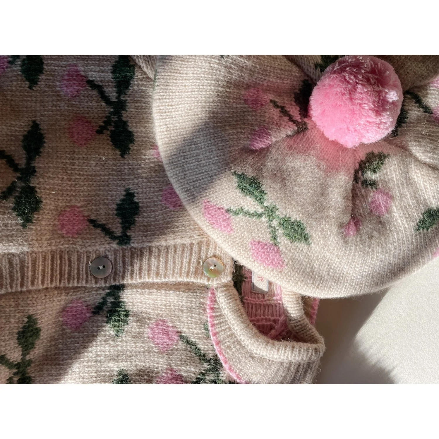 Konges Sløjd Cherry Belou Knit Beret - Image 3