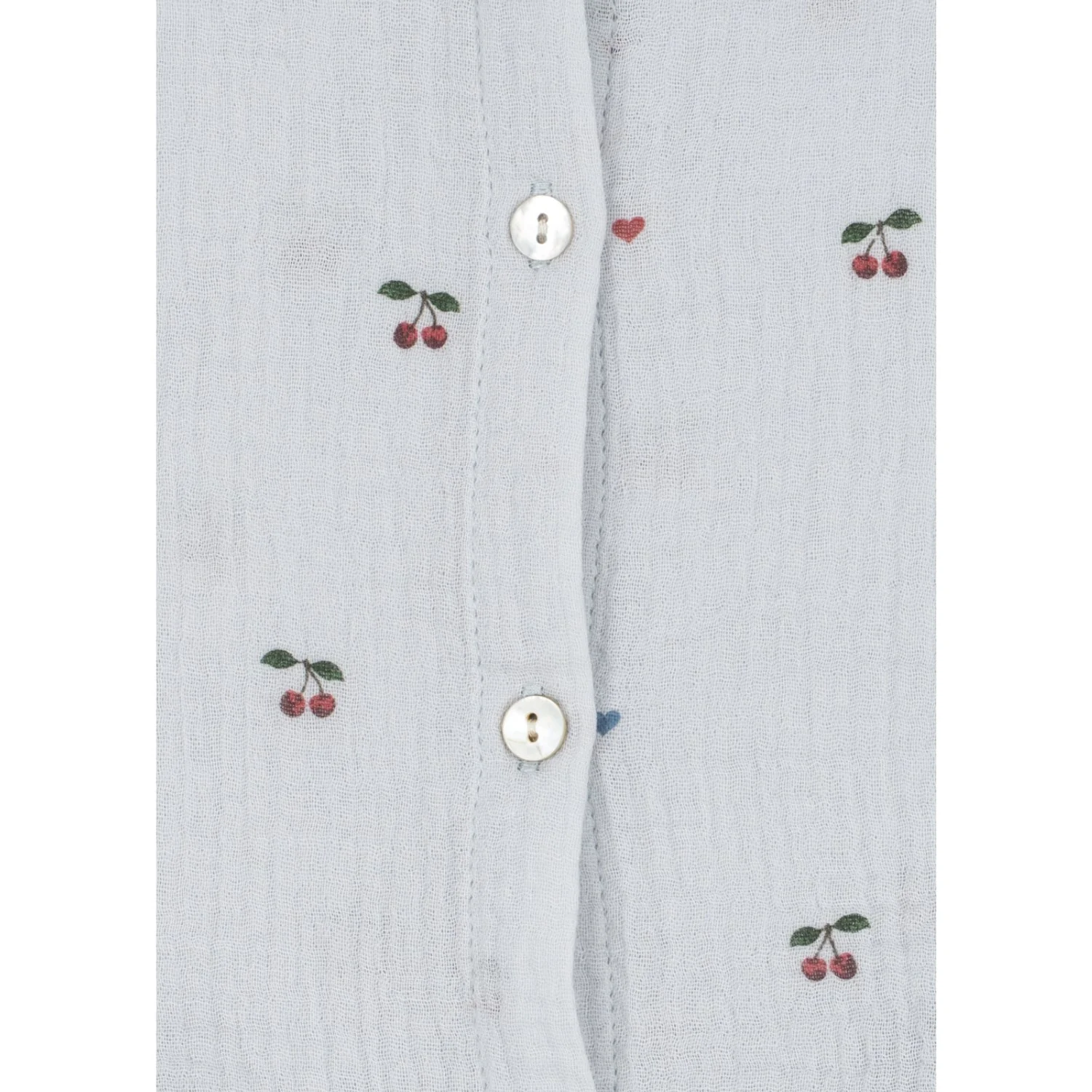 Konges Sløjd Cherry Blue Coeur Coco Top Gots - Image 4
