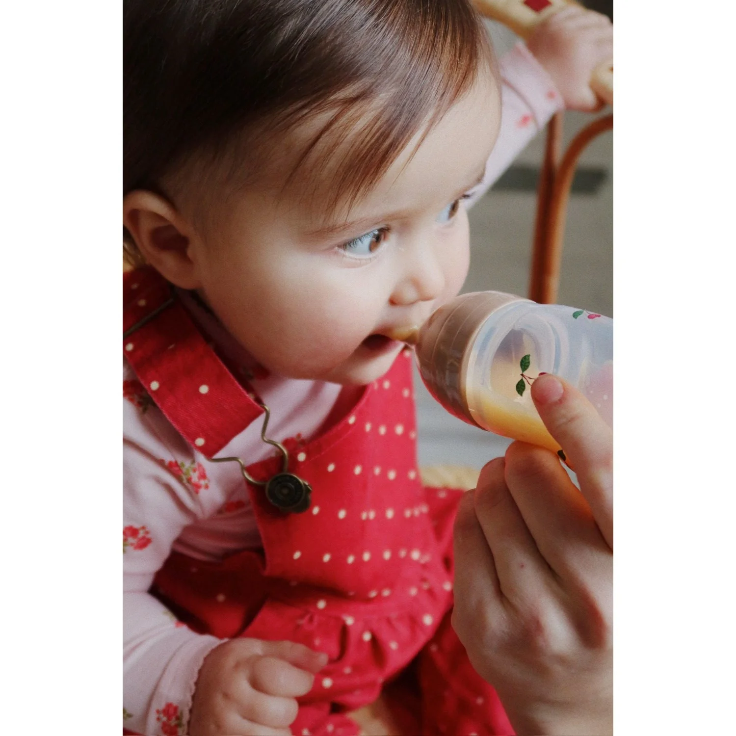 Konges Sløjd Cherry Blush Food Feeding Set - Image 4