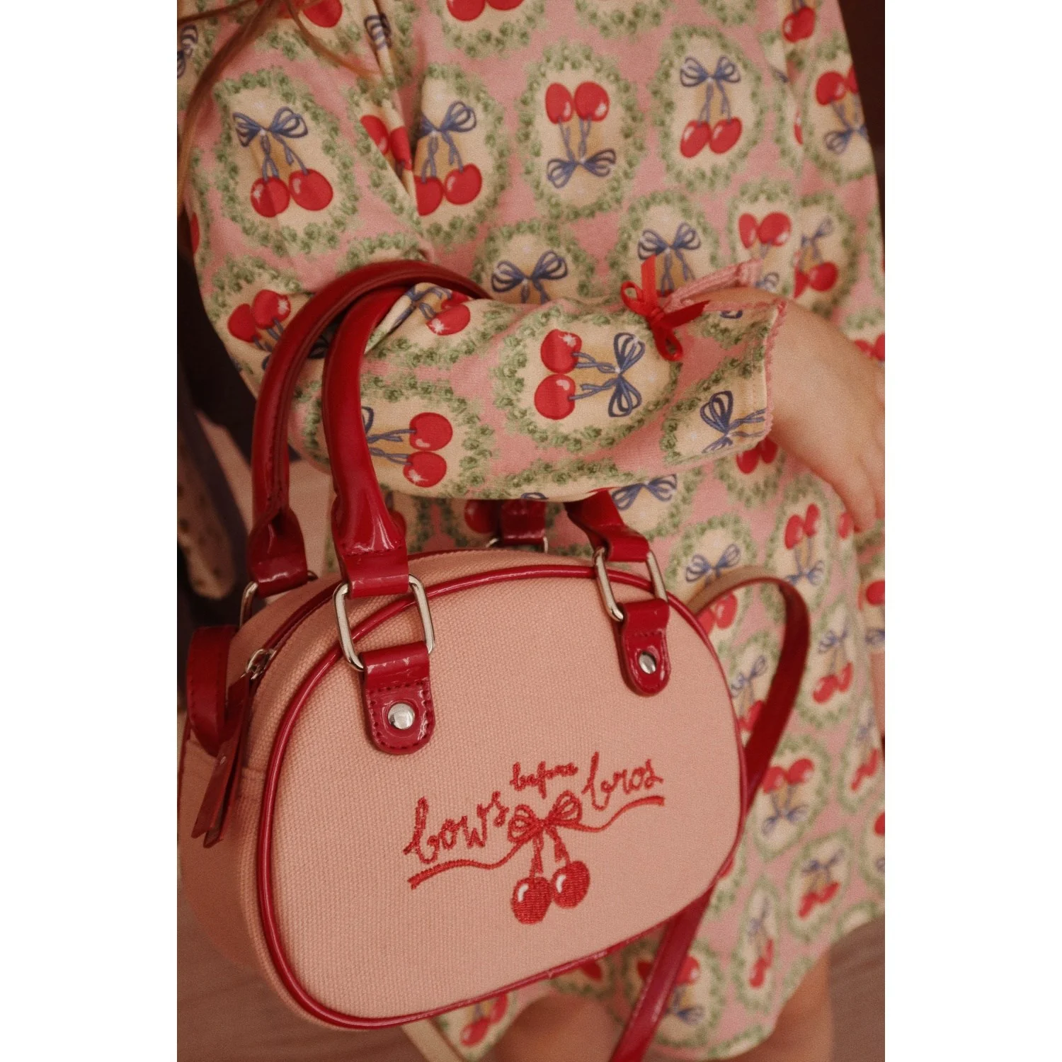 Konges Sløjd Cherry Bow Drey Dress Gots - Image 2