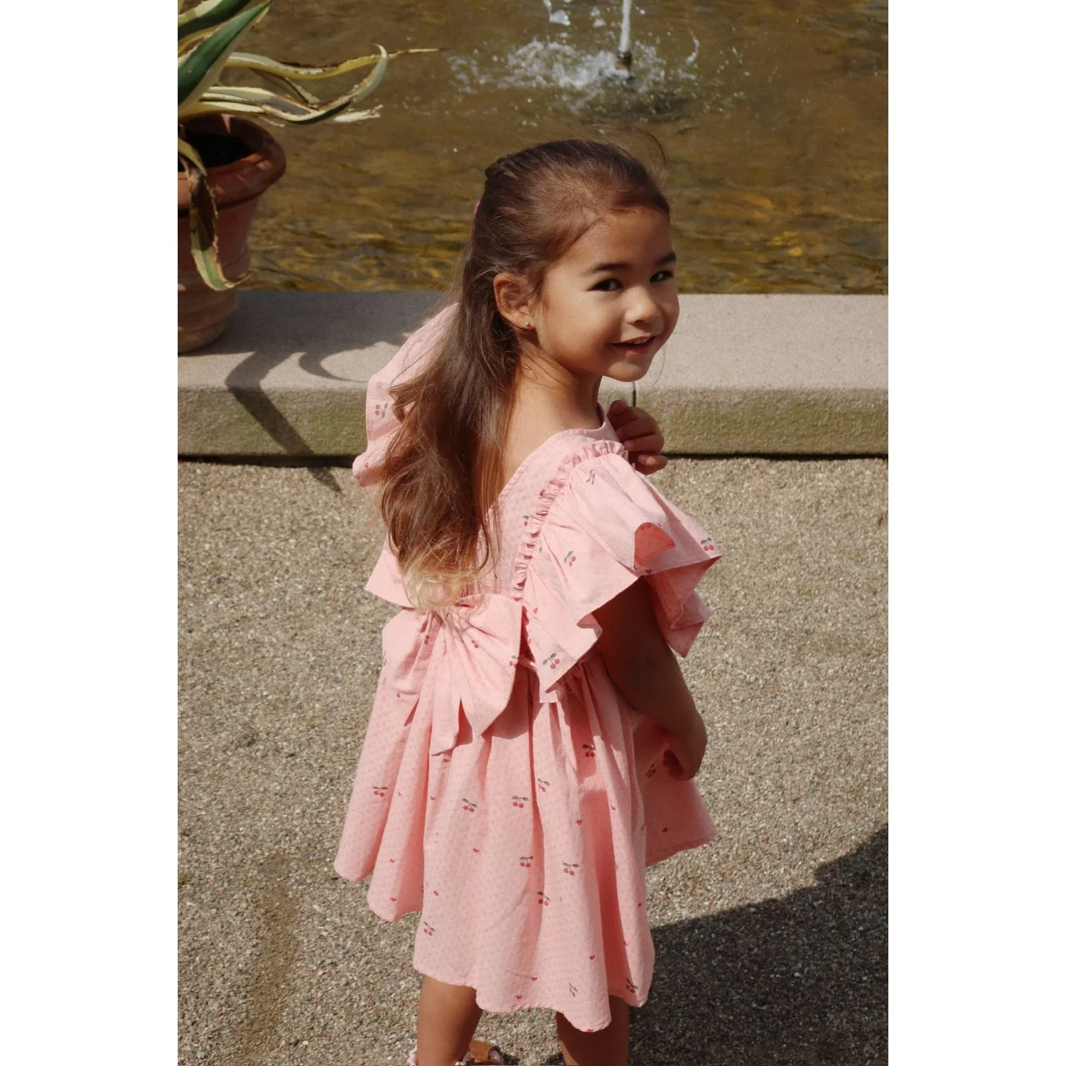 Konges Sløjd Cherry Coeur Evia Frill Dress Gots - Image 2