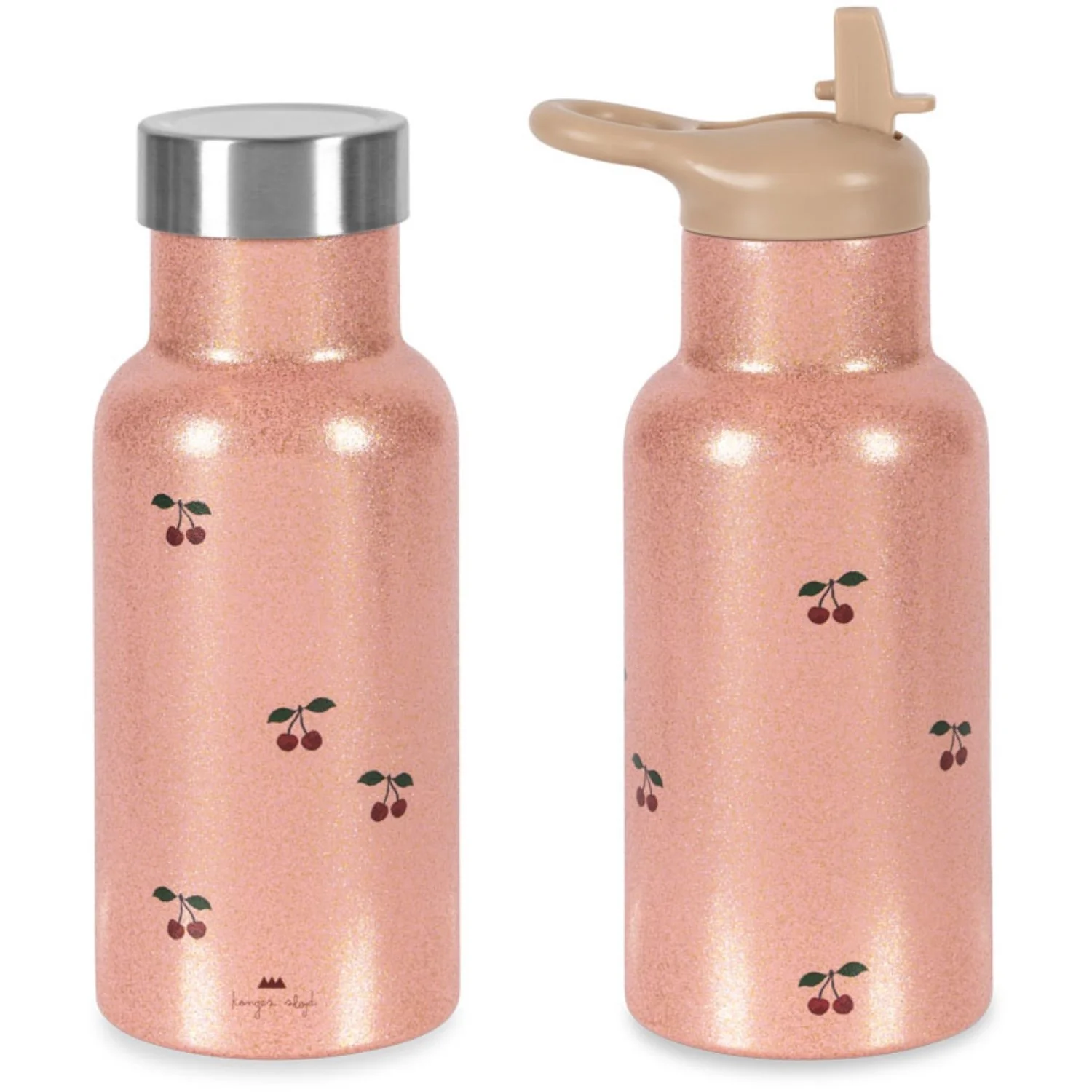 Konges Sløjd Cherry Glitter Glitter Thermo Bottle - Image 2