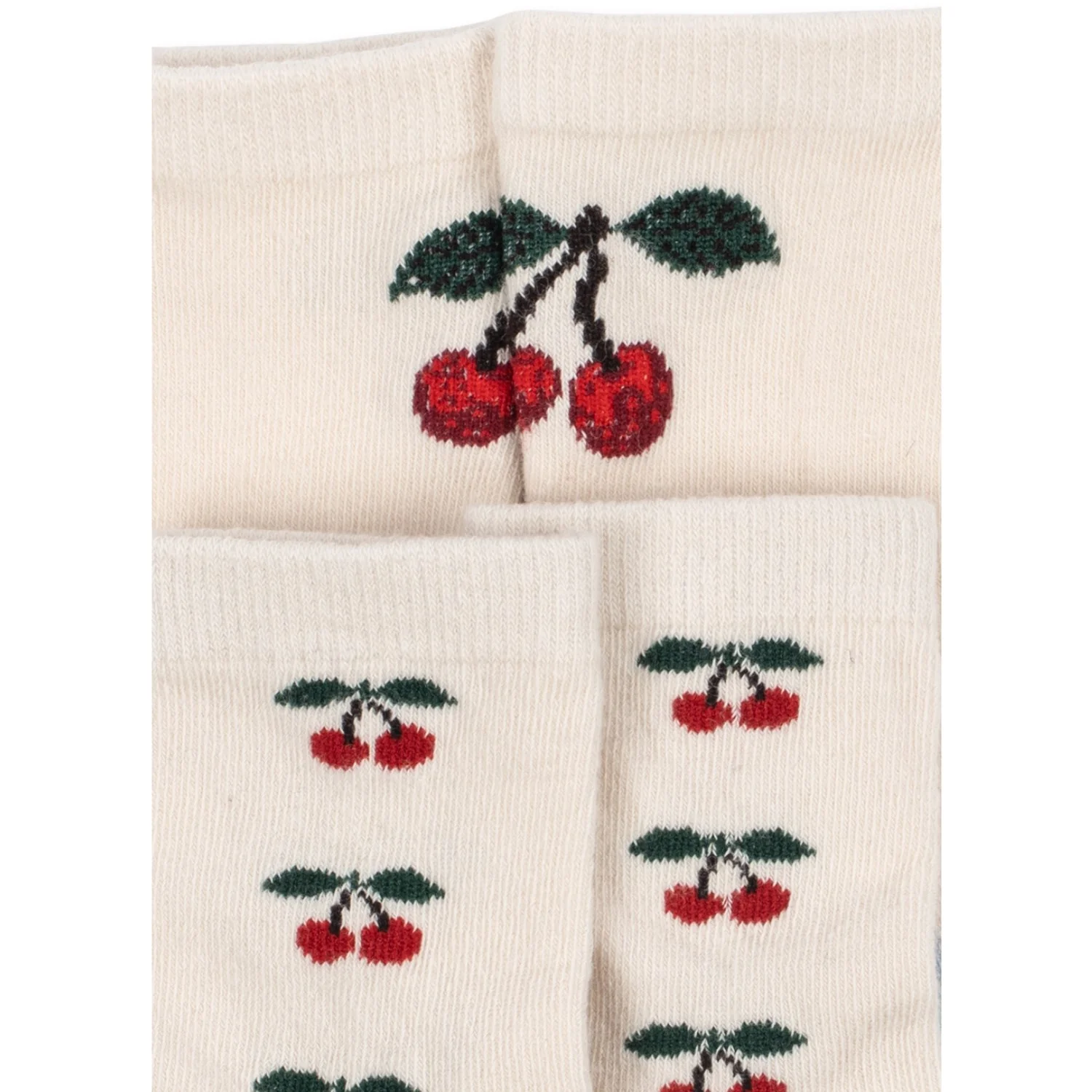 Konges Sløjd Cherry Mix 2 Pack Jacquard Cherry Socks - Image 2