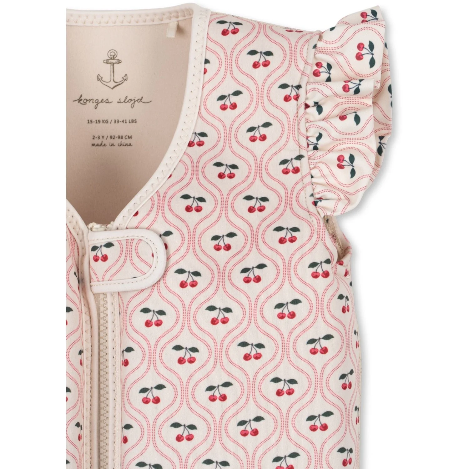 Konges Sløjd Cherry Pink Motif Avery Swim Vest - Image 4
