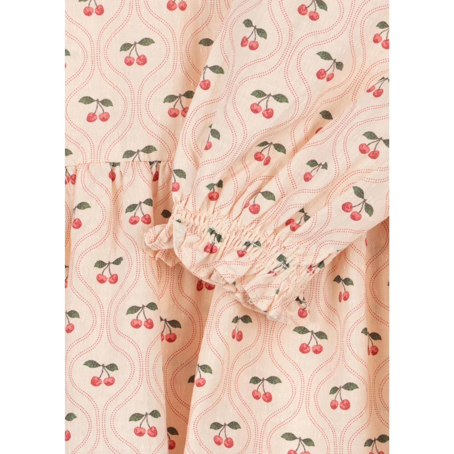 Konges Sløjd Cherry Pink Motif Cianna Blouse GOTS - Image 2