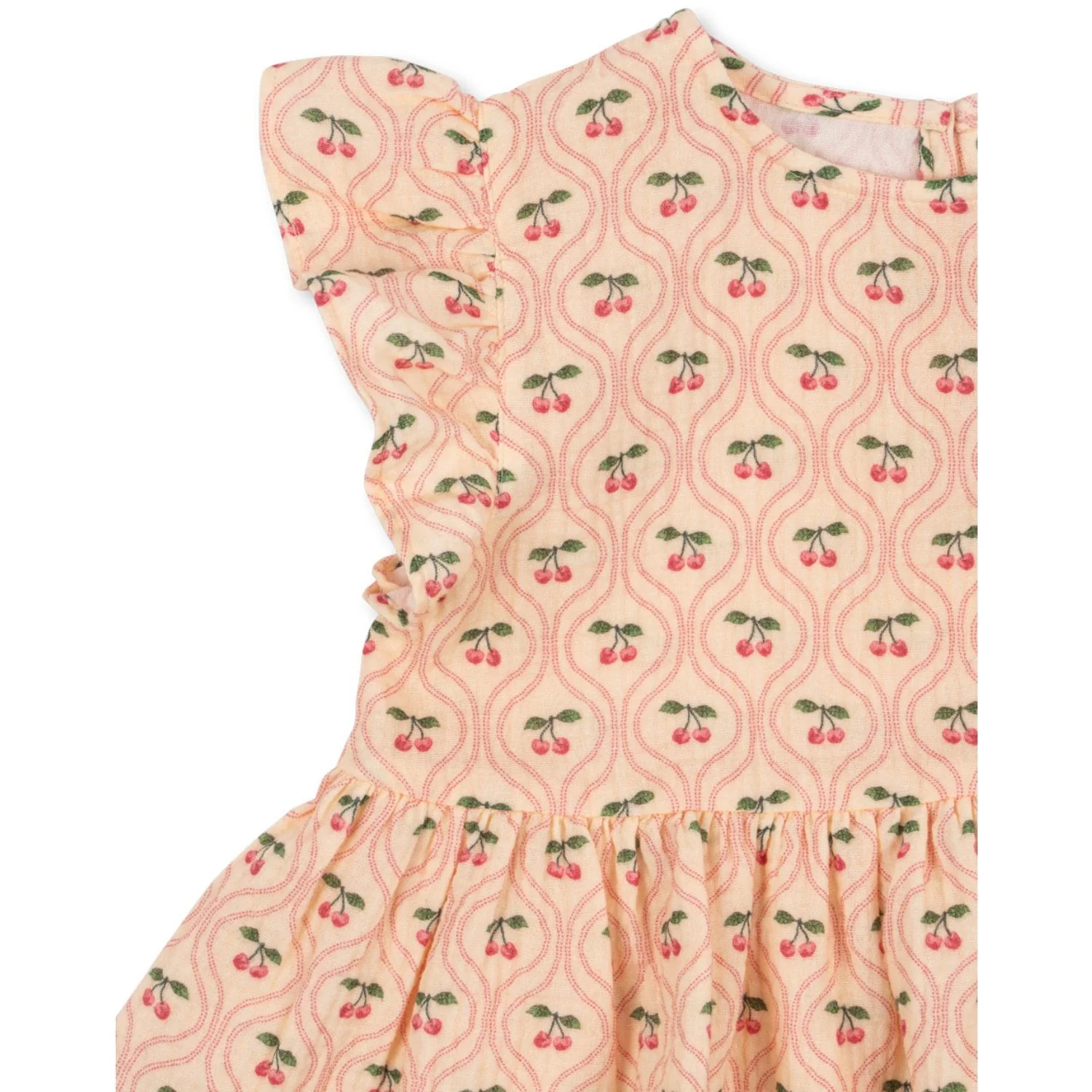 Konges Sløjd Cherry Pink Motif Coco Top Gots - Image 2