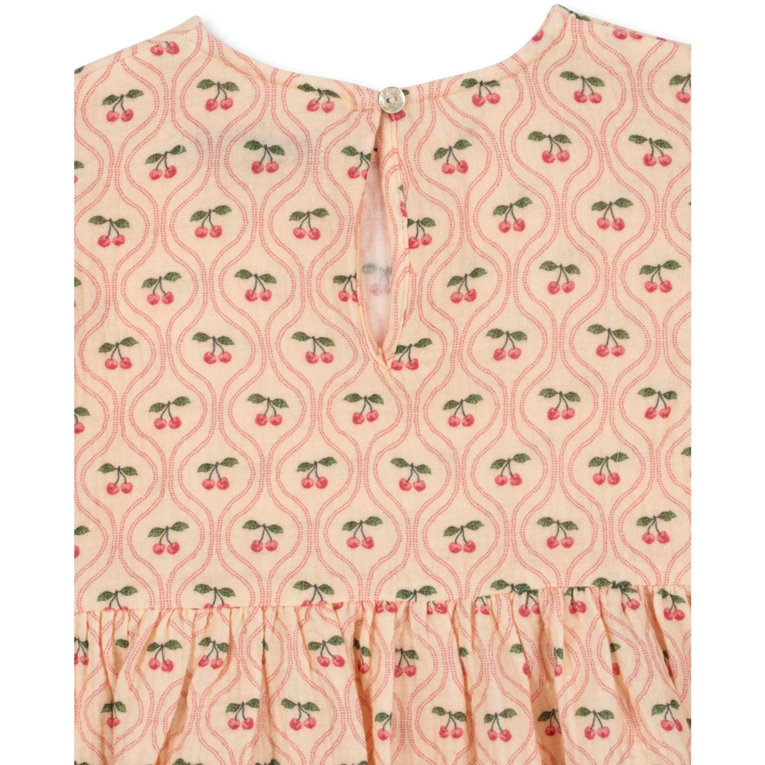 Konges Sløjd Cherry Pink Motif Coco Top Gots - Image 3