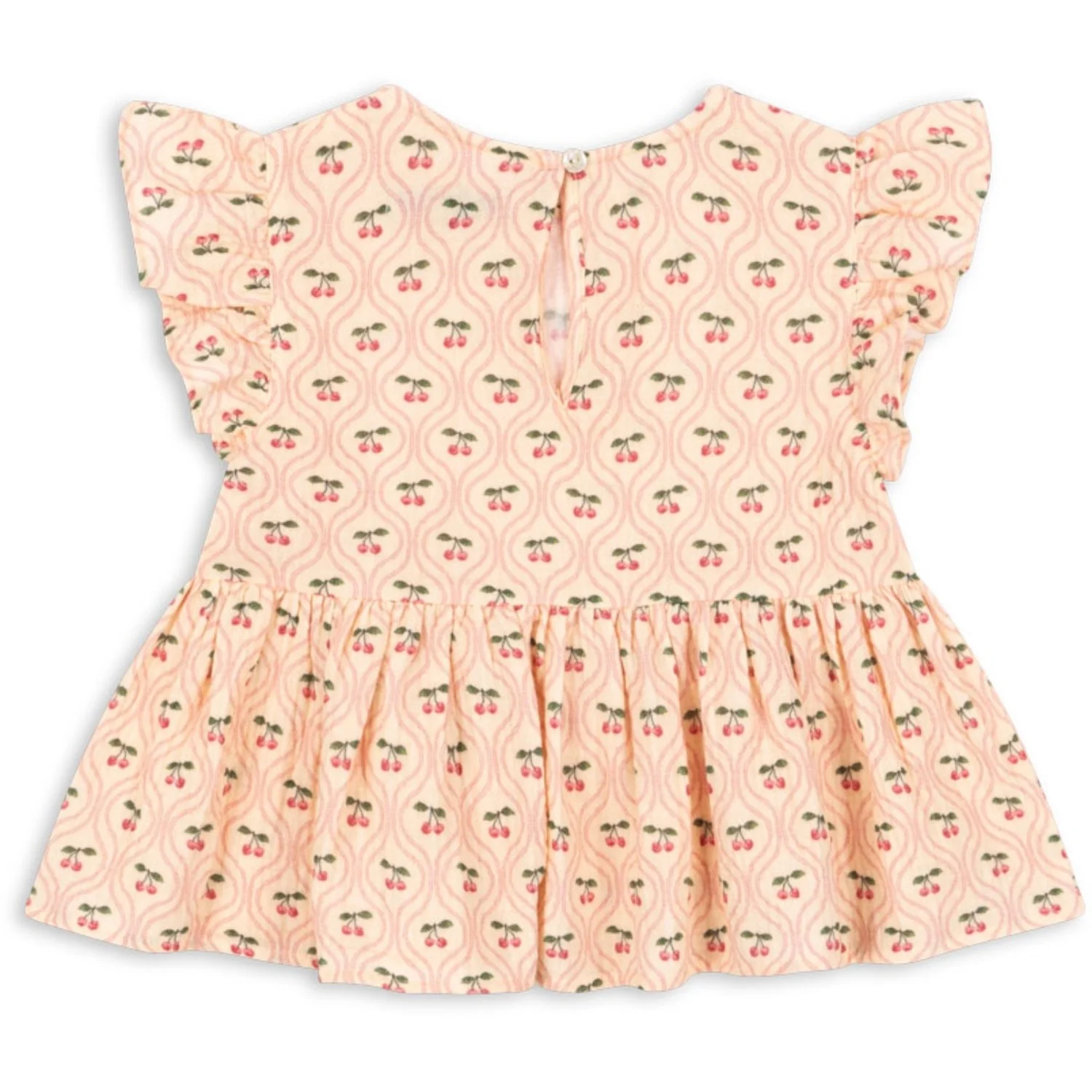 Konges Sløjd Cherry Pink Motif Coco Top Gots - Image 4