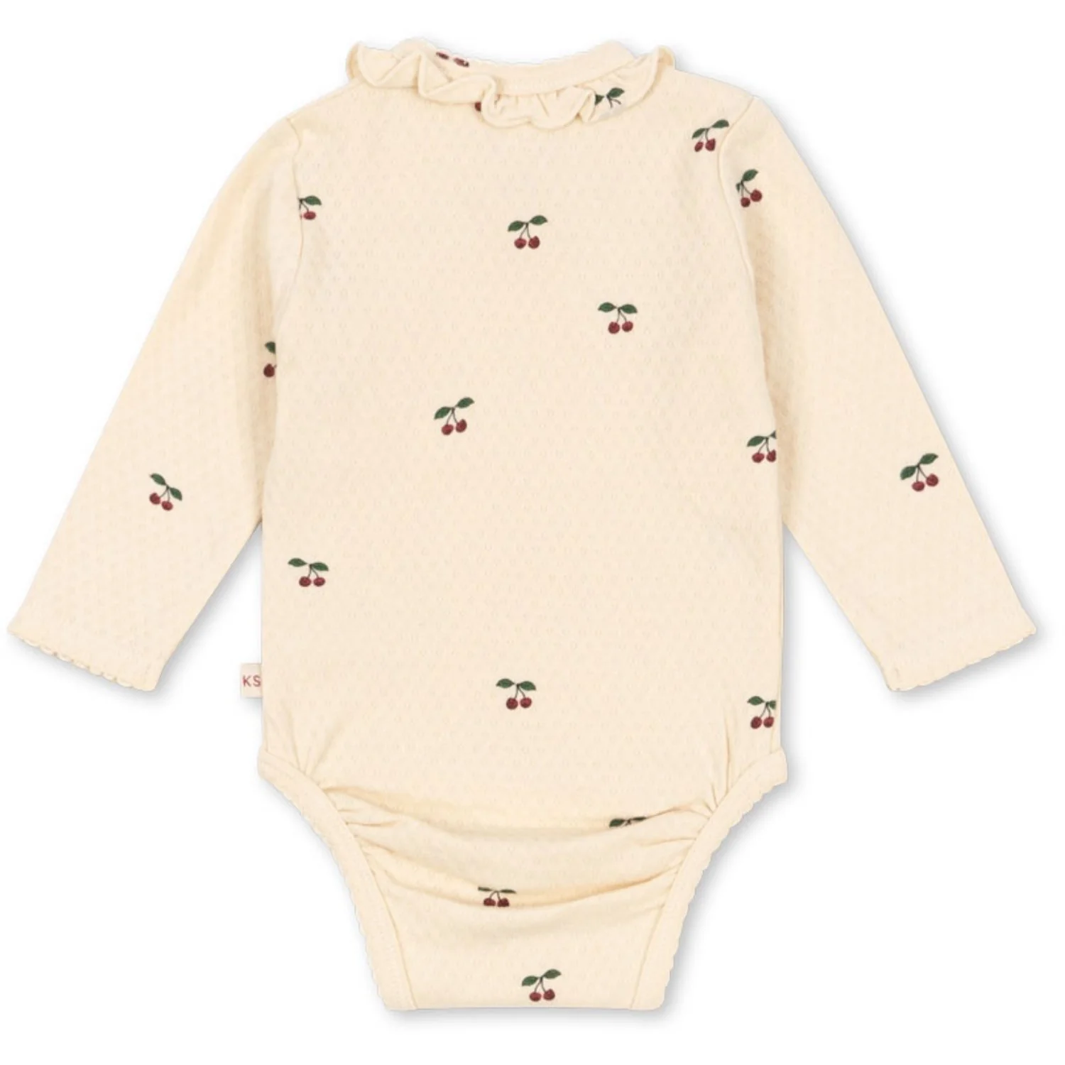 Konges Sløjd Cherry Sui Newborn Frill Body GOTS - Image 5