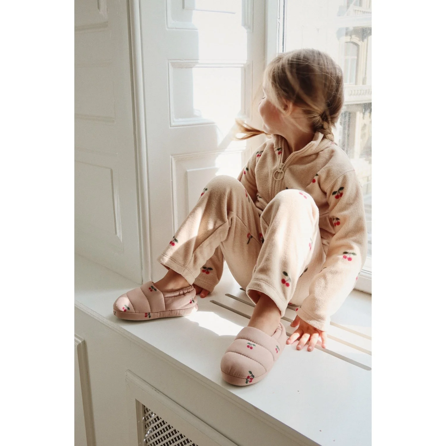 Konges Sløjd x Luksusbaby Cherry Tavi Fleece Pants Grs - Image 3