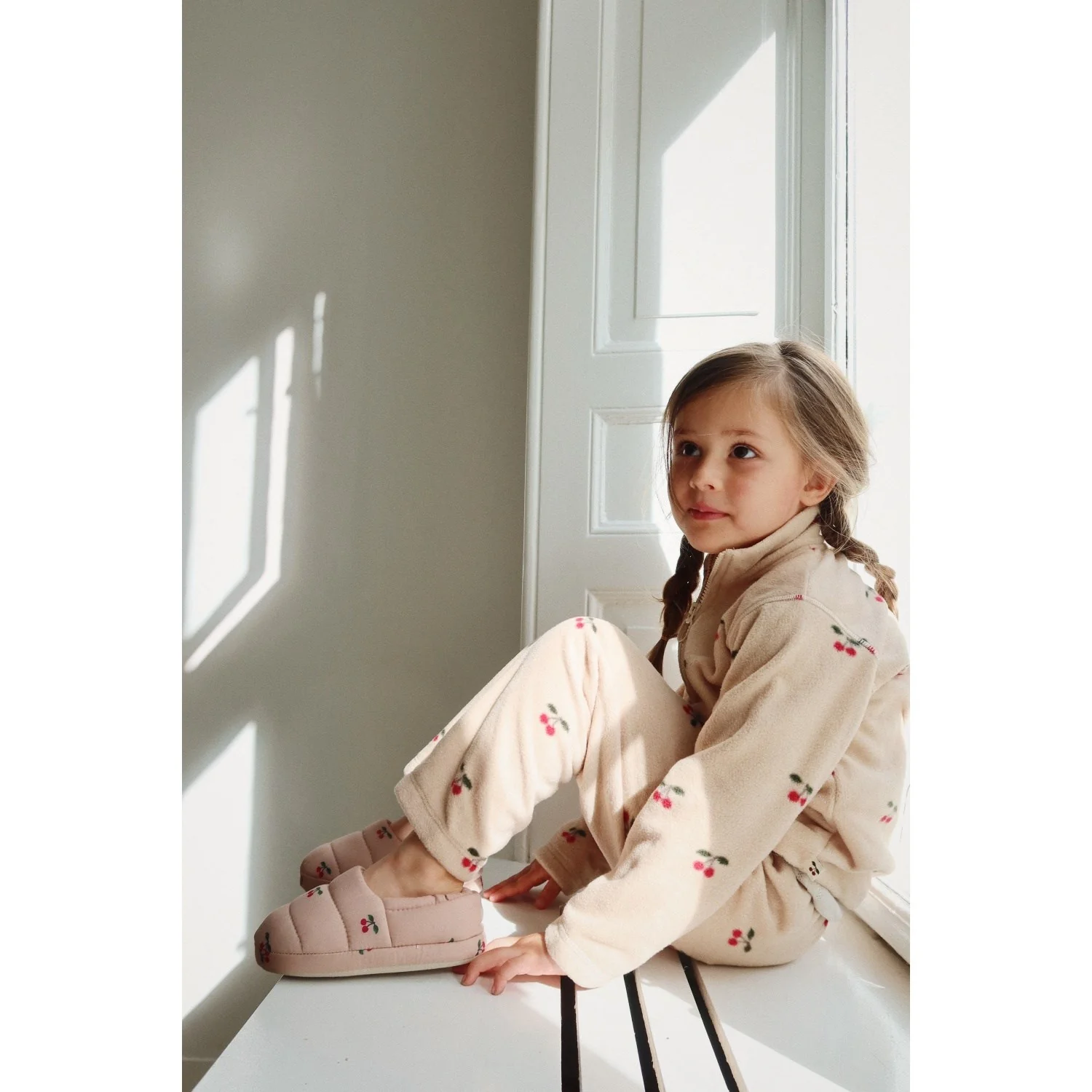 Konges Sløjd x Luksusbaby Cherry Tavi Fleece Pants Grs - Image 5