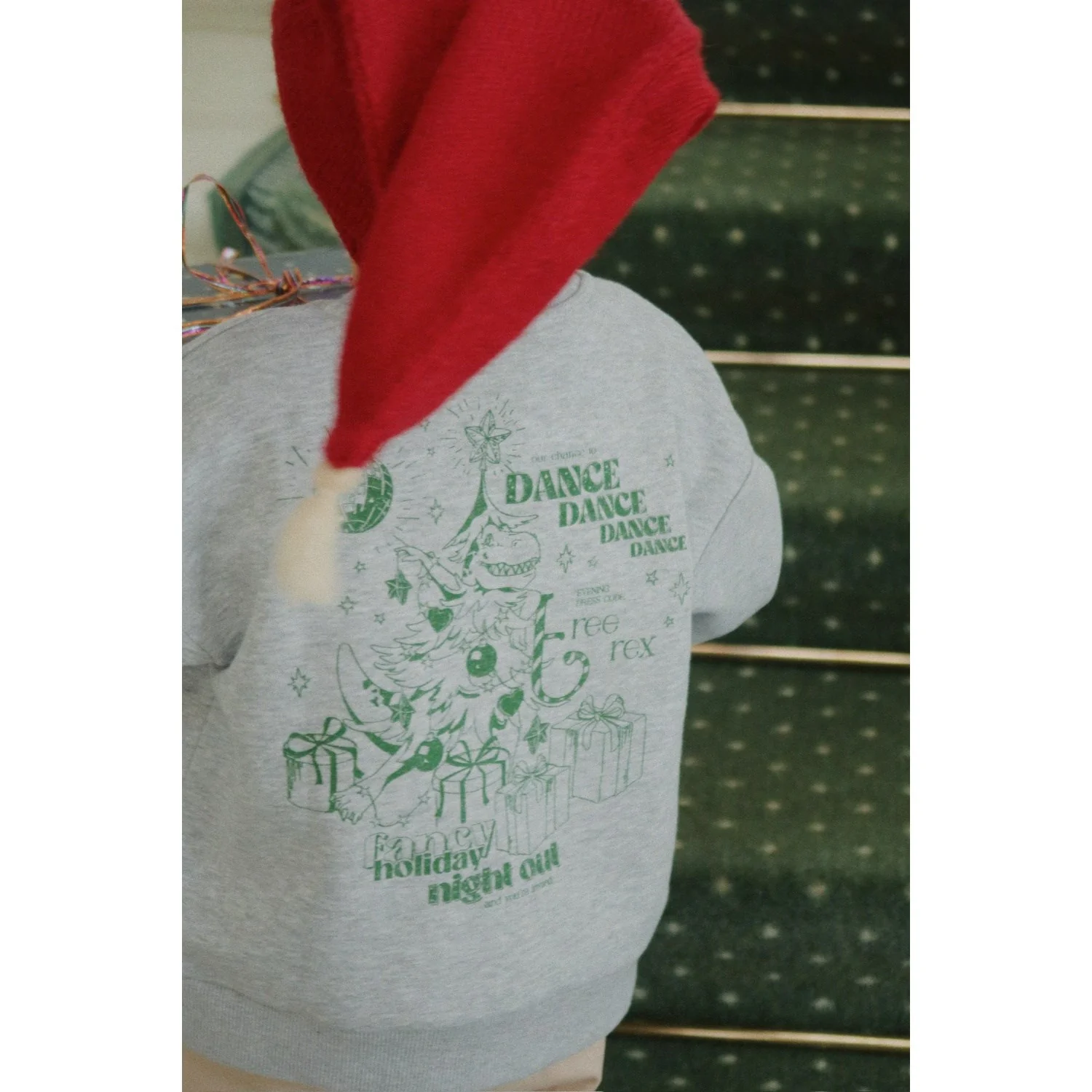 Konges Sløjd Christmas Red Christmas Knit Hat - Image 3