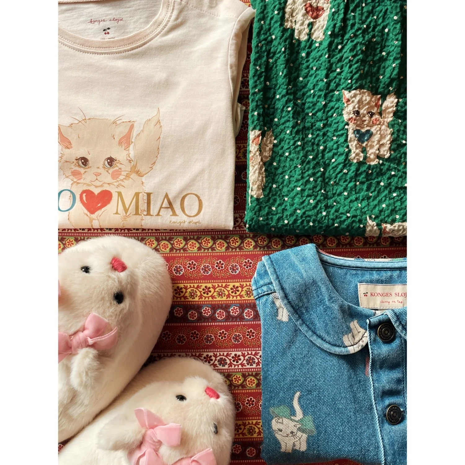Konges Sløjd Ciao Miao Kitty Frill Tee Gots - Image 4