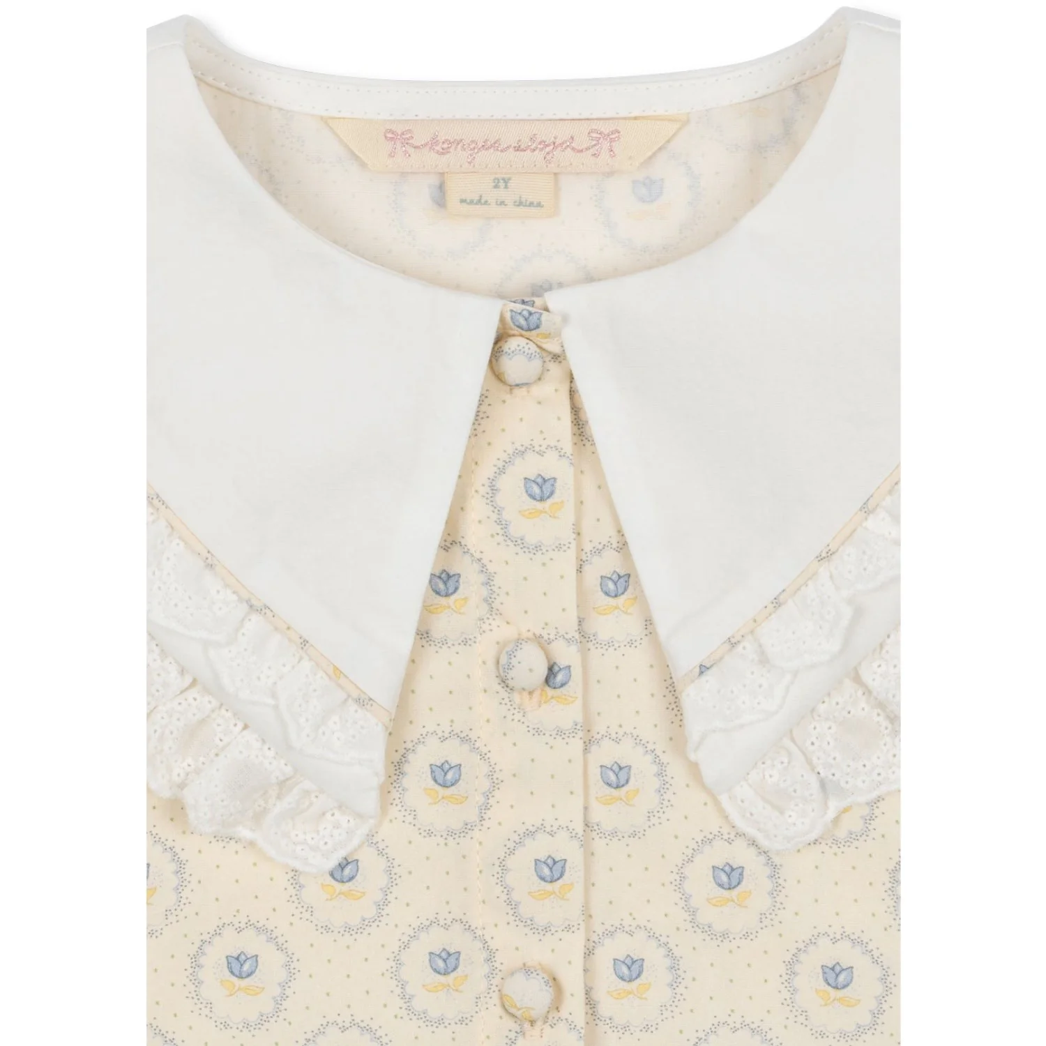 Konges Sløjd Ciel Mirage Coeur Collar Shirt Gots - Image 8