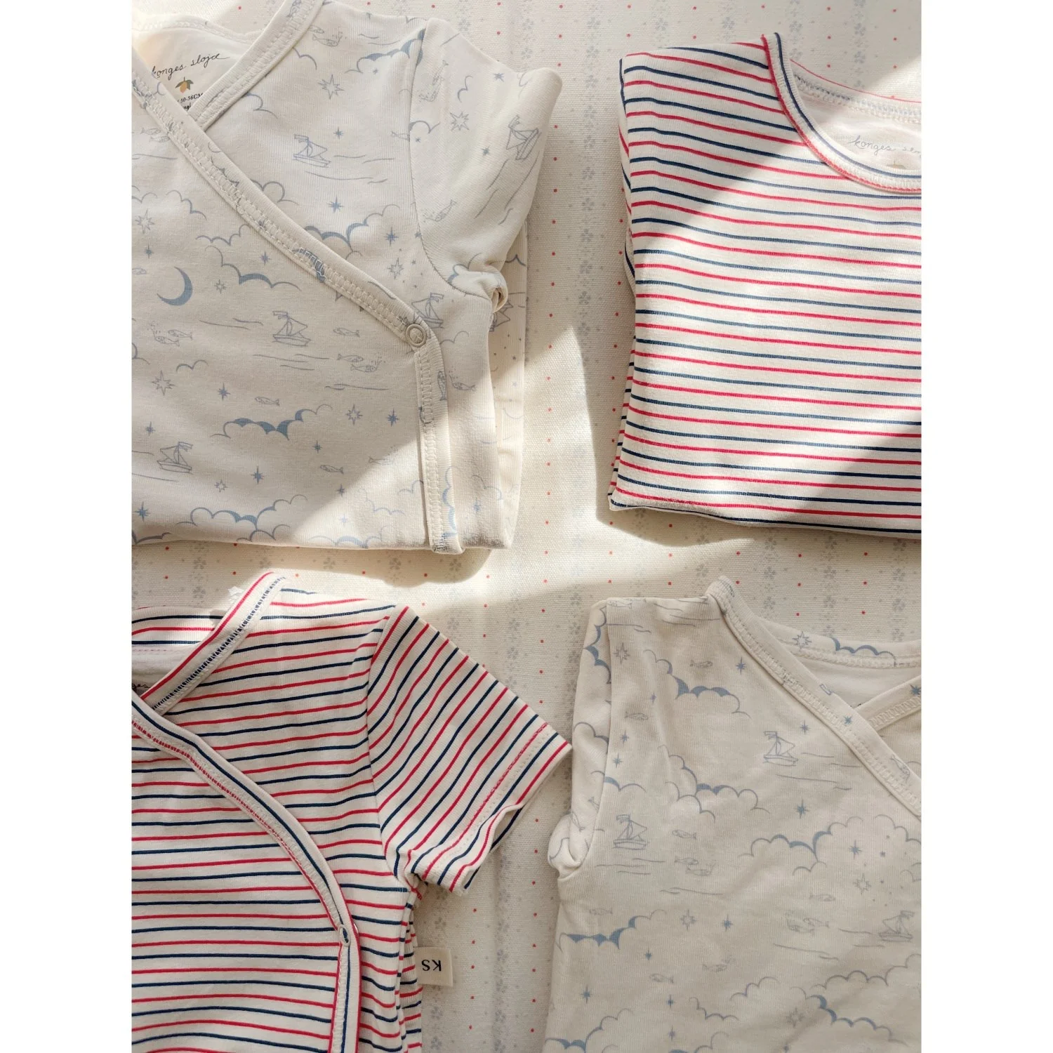 Konges Sløjd Cielo Marino Basic Ls Newborn Body Gots - Image 2