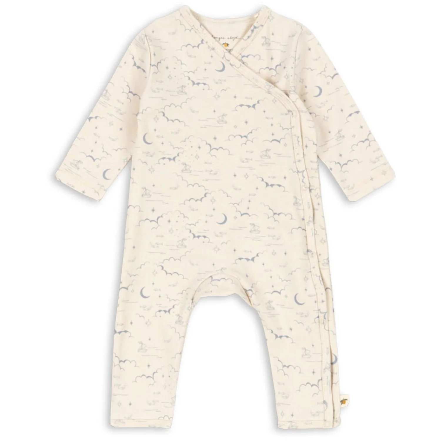 Konges Sløjd Cielo Marino Basic Newborn Onesie Gots