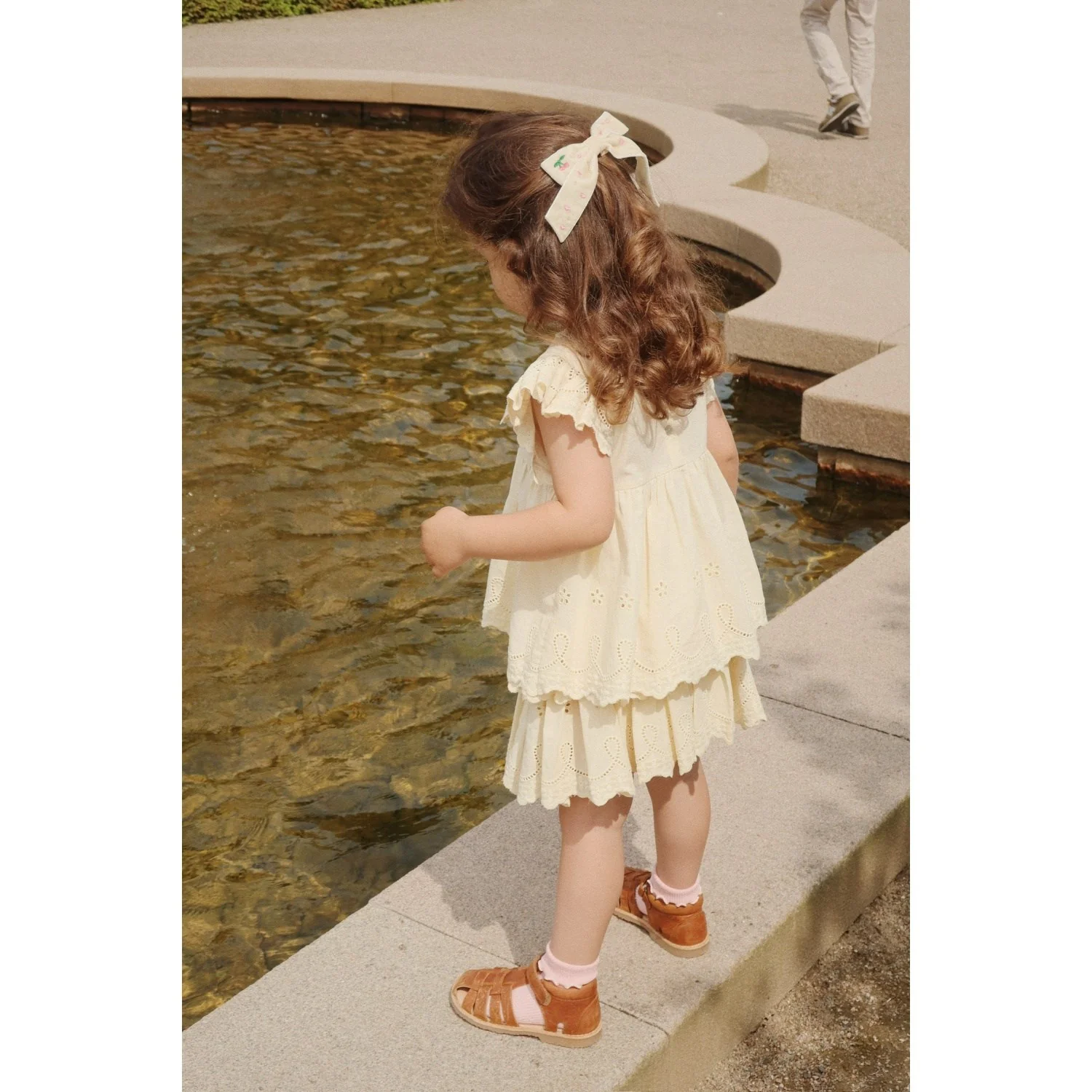 Konges Sløjd Cloud Cream Posey Smock Skirt - Image 2