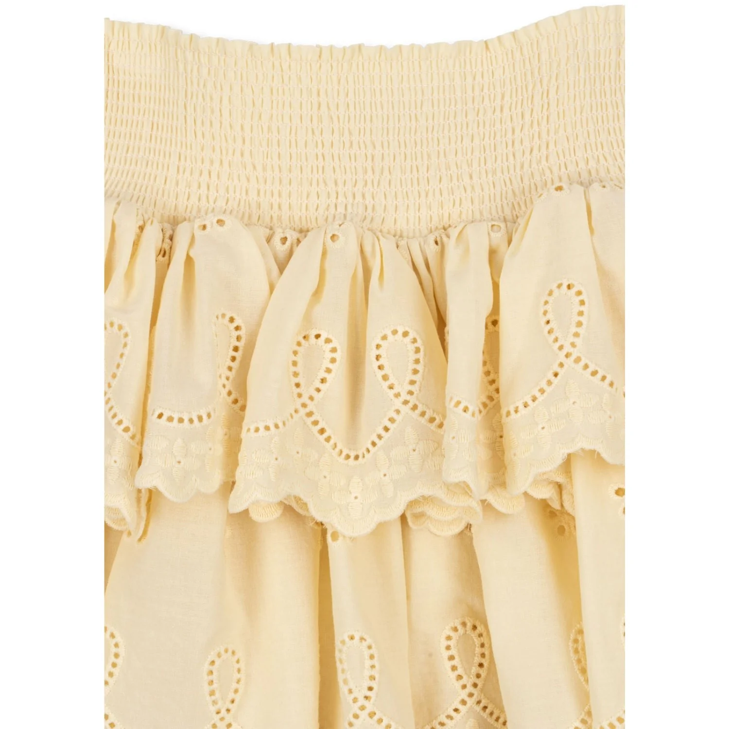 Konges Sløjd Cloud Cream Posey Smock Skirt - Image 5