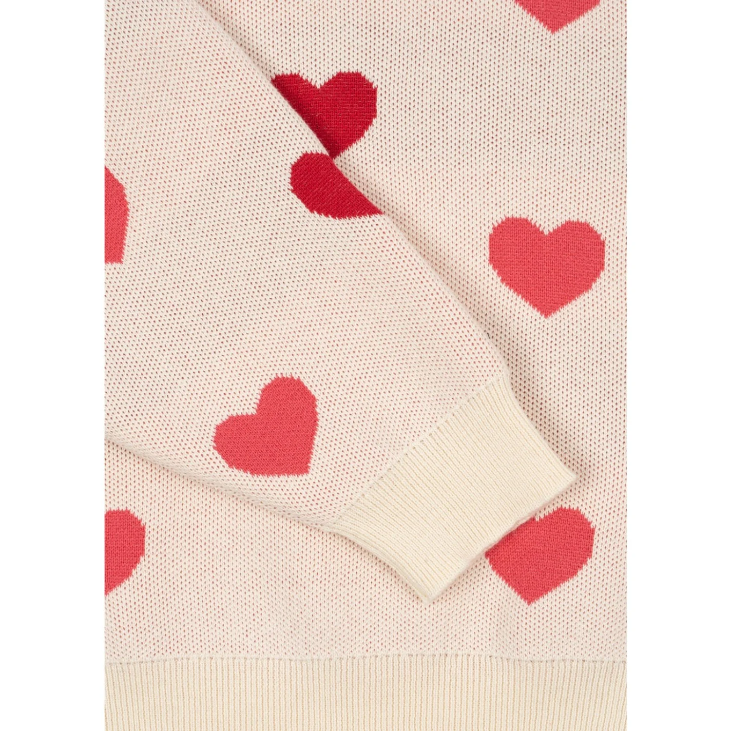 Konges Sløjd Coeur Coloré Duo Pink Lapis Knit Sweater GOTS - Image 2
