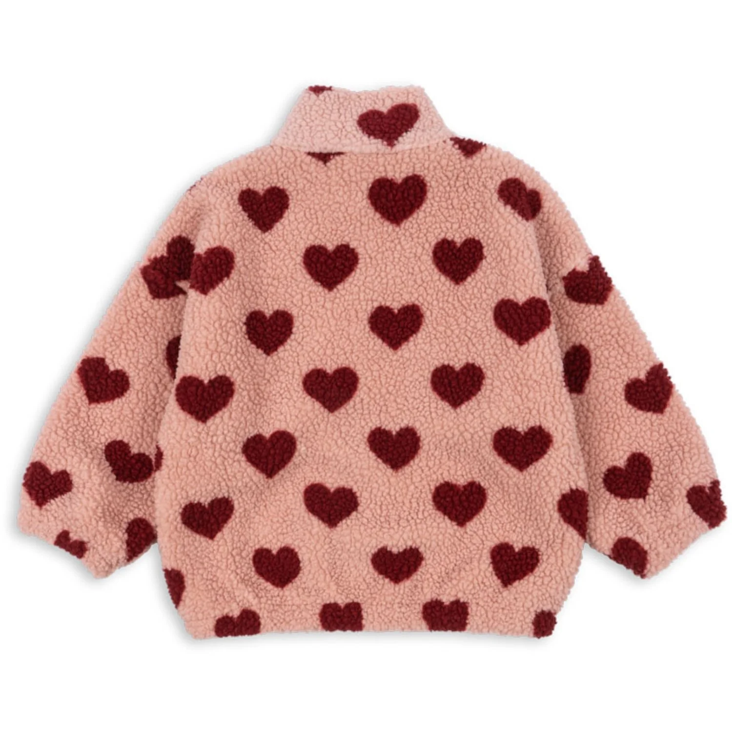 Konges Sløjd Coeur Mellow Jody Teddy Half Zip Grs - Image 4