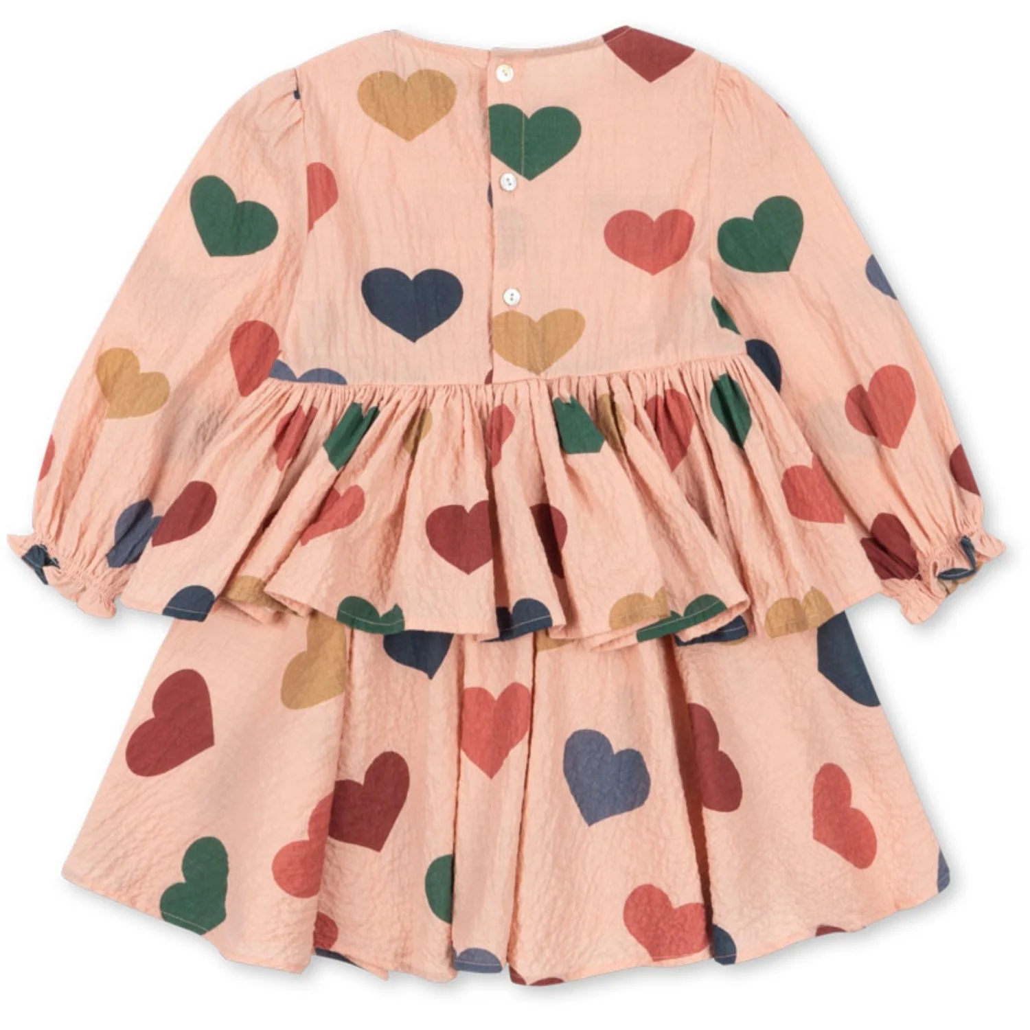 Konges Sløjd Coeur Rose Coloré Elin Dress GOTS - Image 5